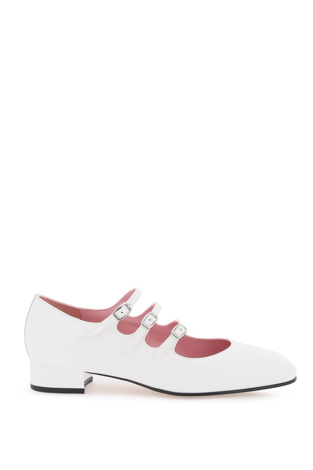 Shop Carel Patent Leather Ariana Mary Jane In White