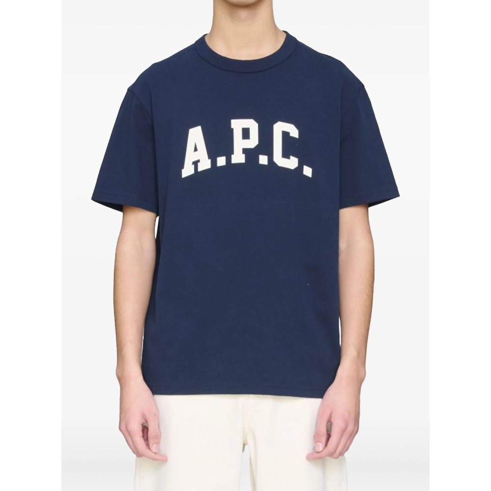 Apc A.p.c. T-shirts And Polos In Blue