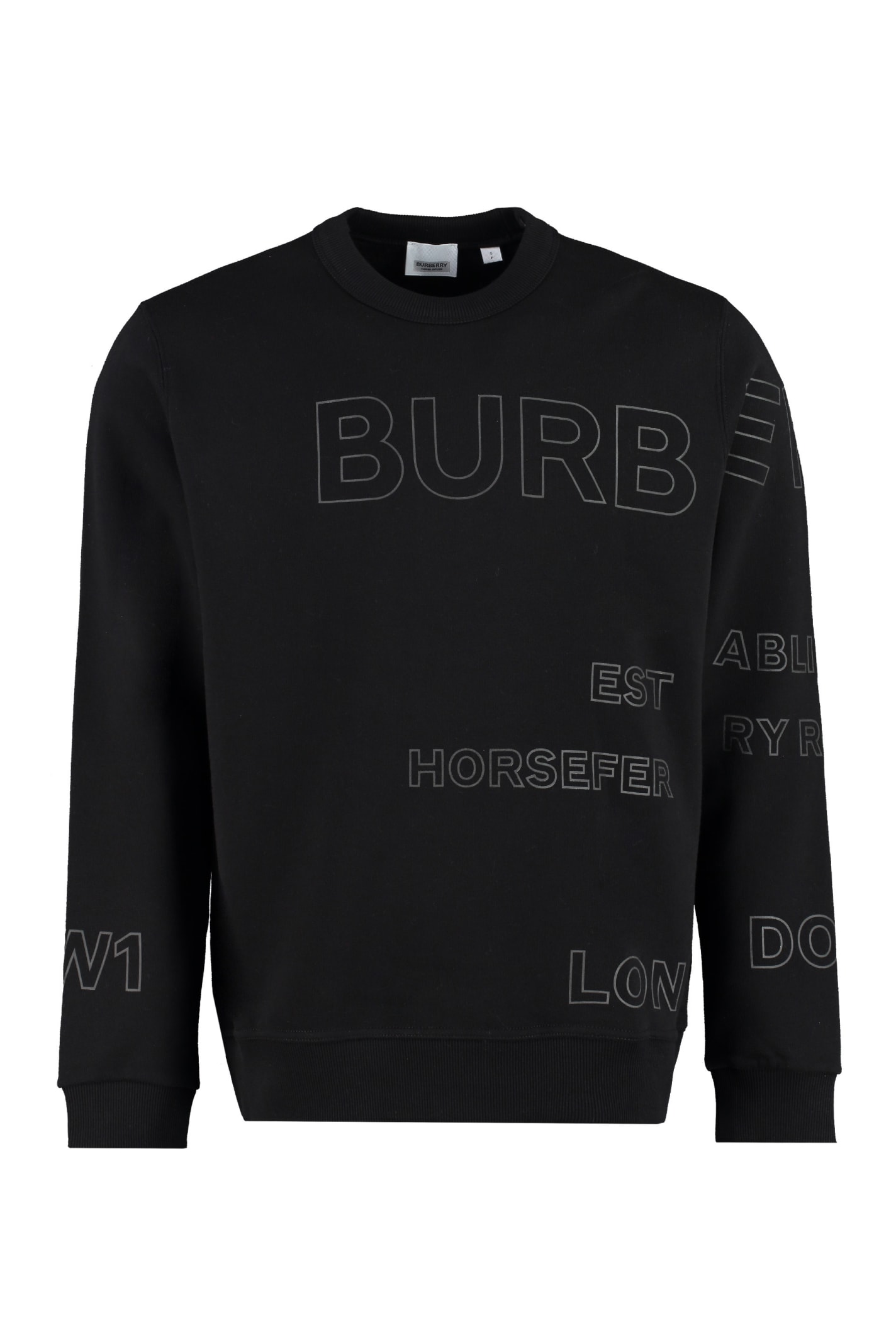 Burberry Logo Detail Cotton Sweatshirt