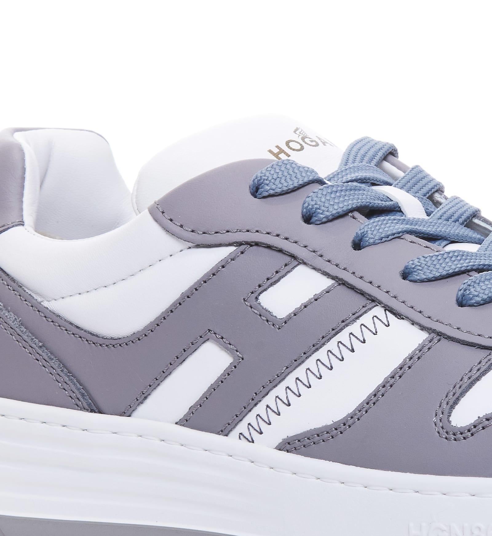 Shop Hogan H630 Sneakers In Grey