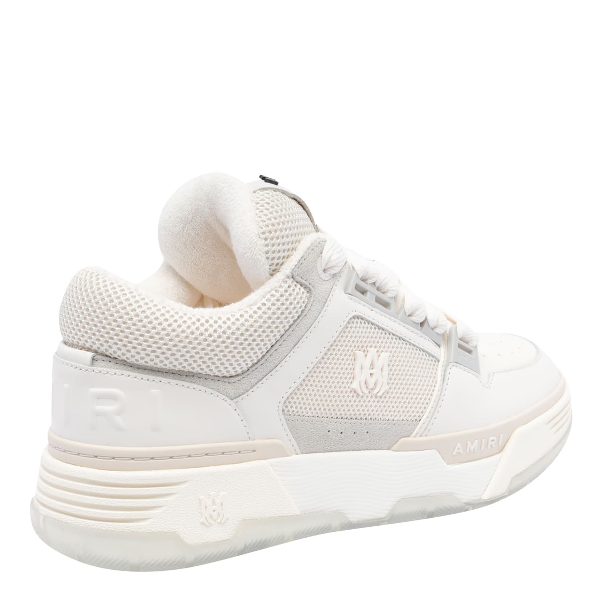 Amiri Ma-1 Mesh-panel Lace-up Shoes In Gray