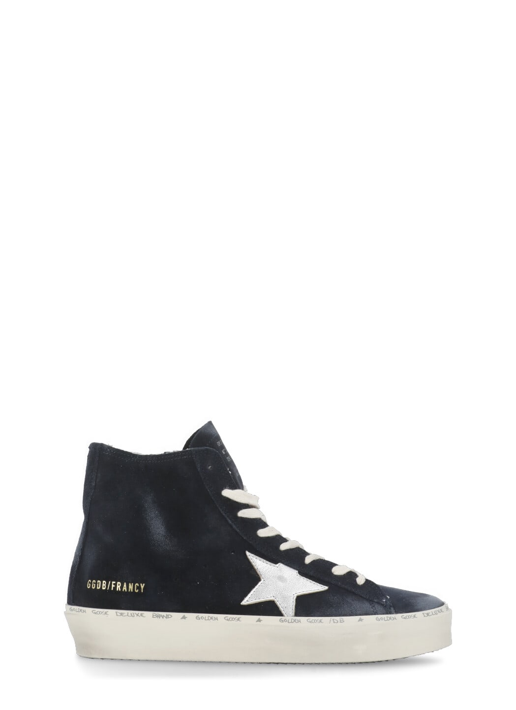 Shop Golden Goose Hi Francy Sneakers In Blue