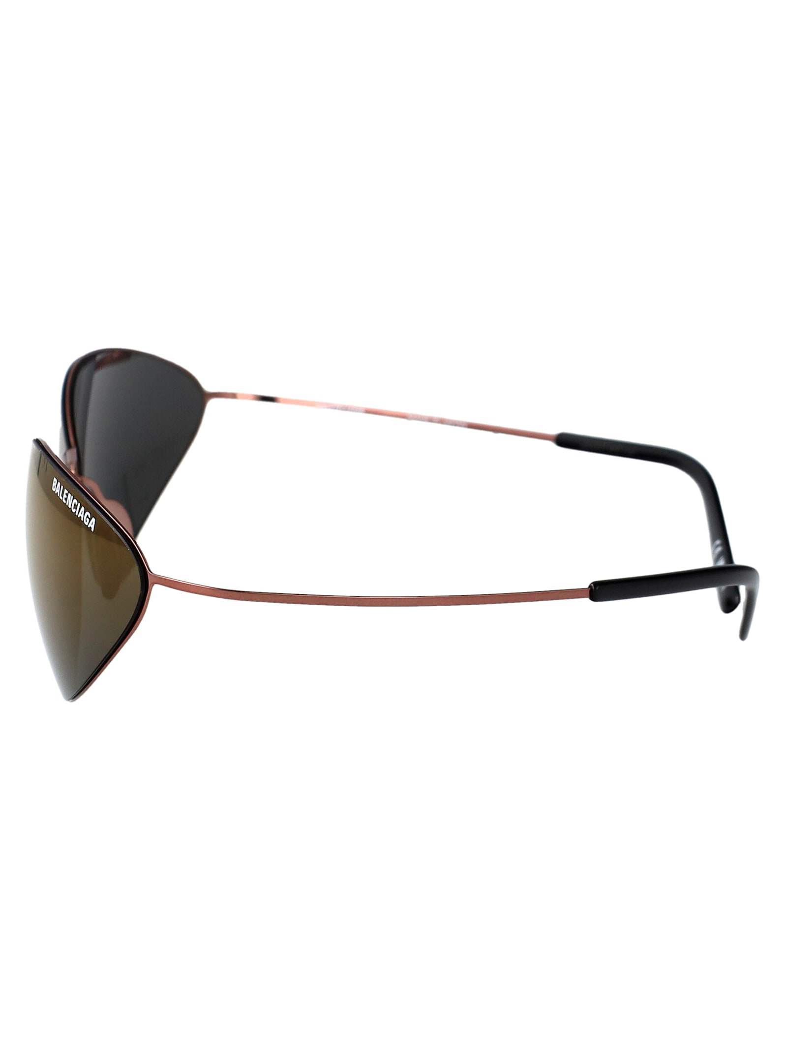 Balenciaga Eyewear Cat-eye Frame Sunglasses In Brown-brown-bronze