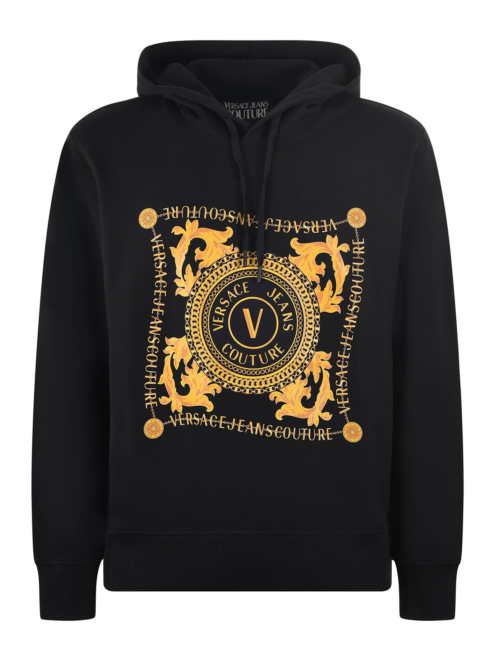 Shop Versace Jeans Couture Sweatshirt In Black