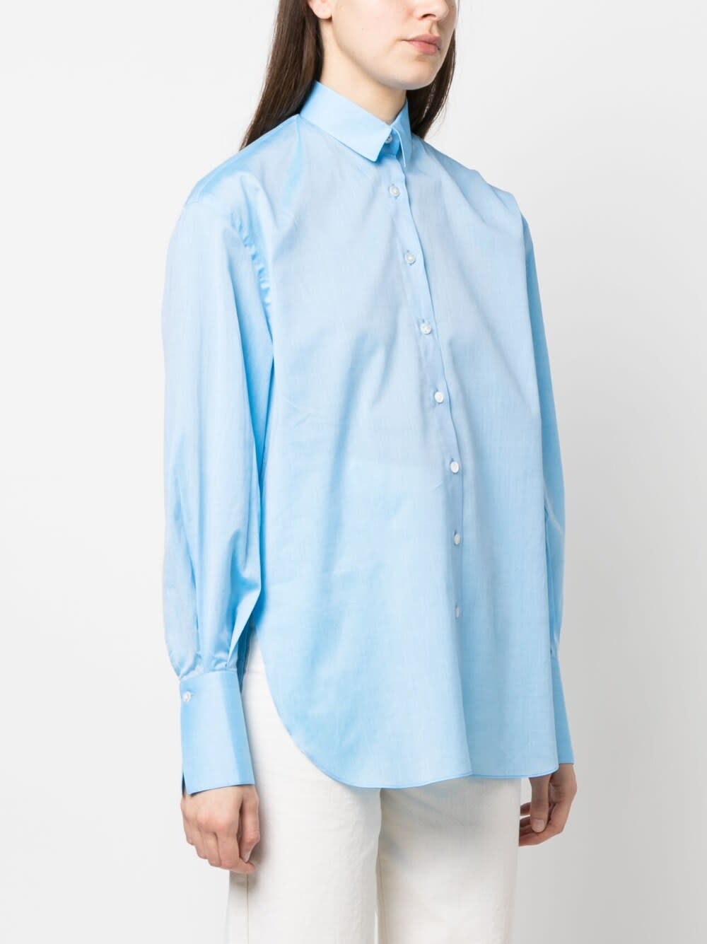 Finamore 1925 Finamore Cotton Shirt In Blue