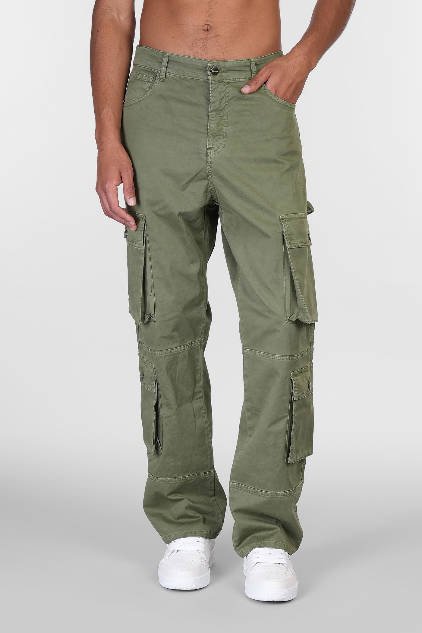 Pants In Green Cotton