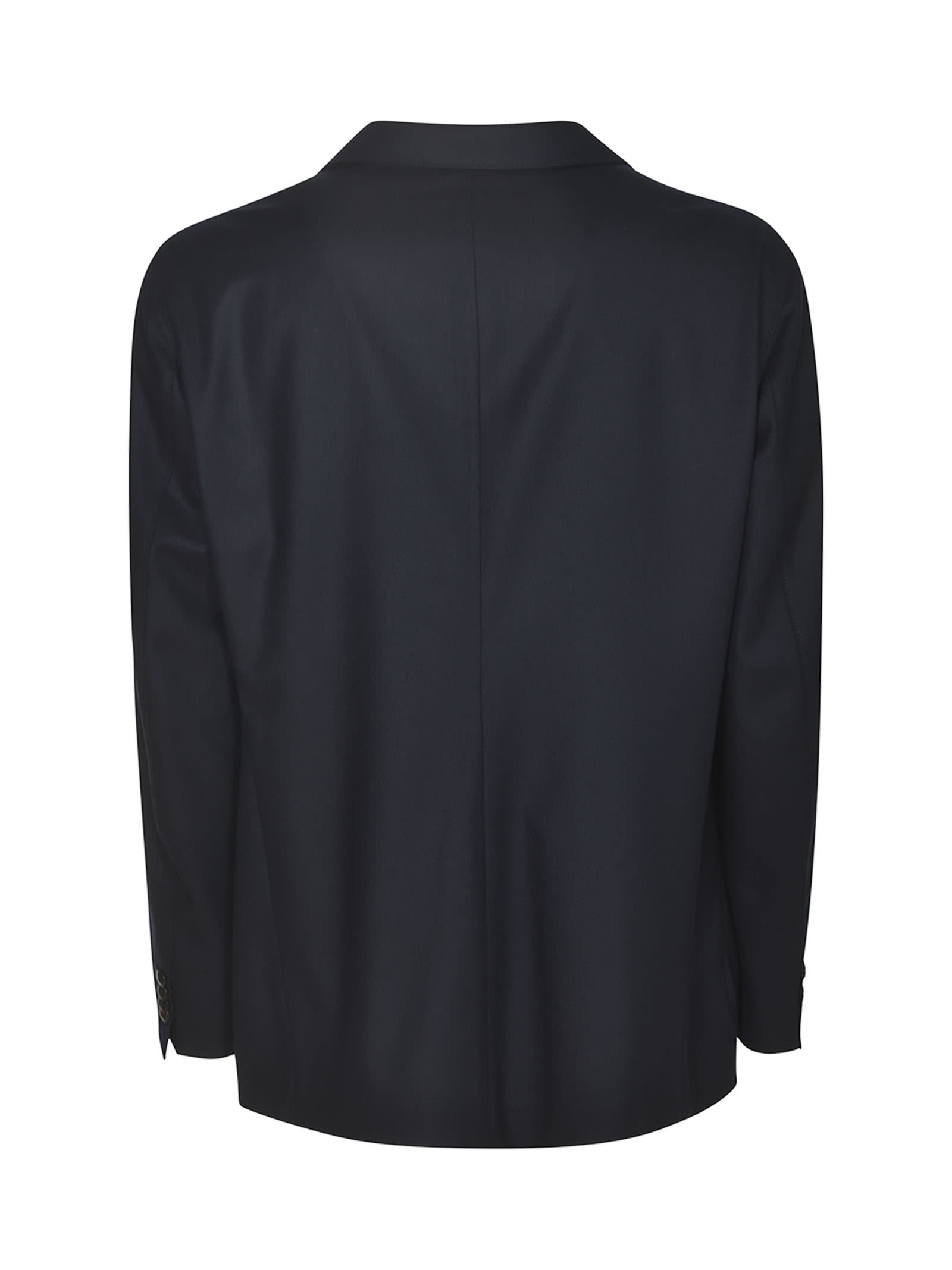 Giorgio Armani Two-buttoned Blazer In Black