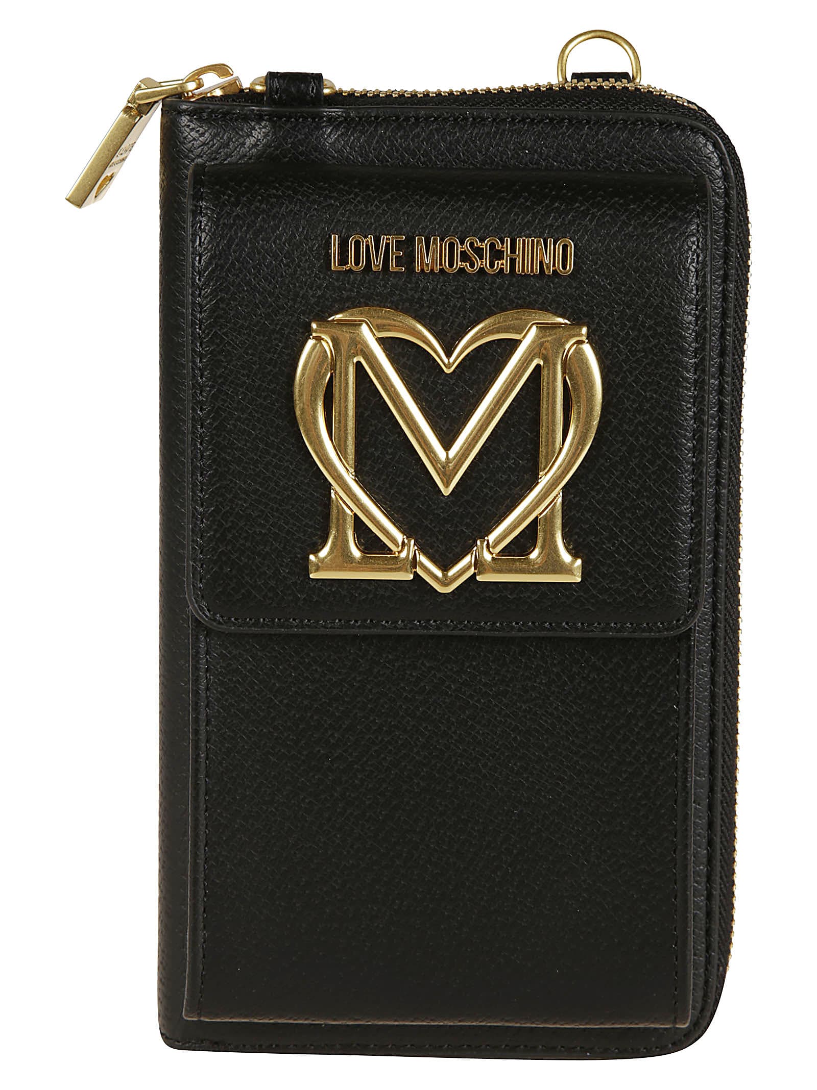 Love Moschino Embossed Logo Zip-around Wallet