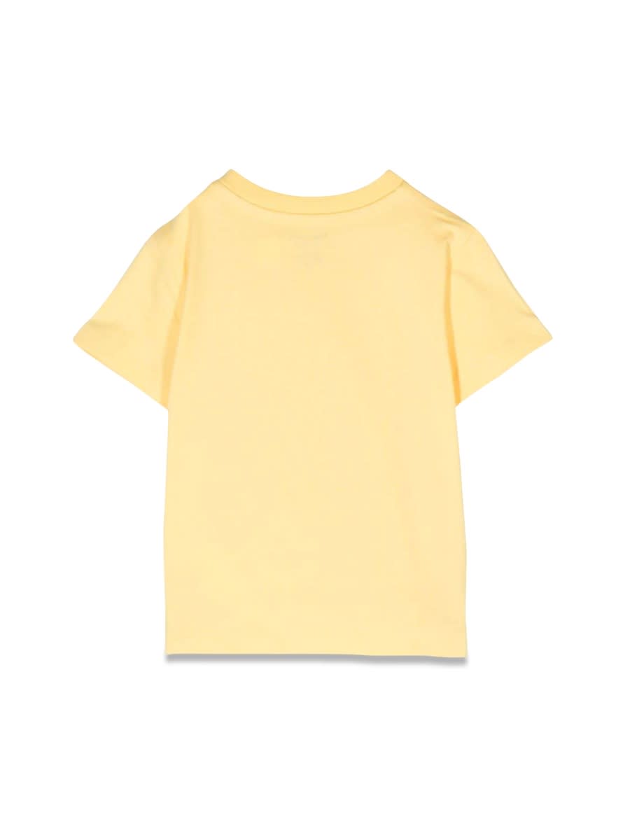 Shop Ralph Lauren Ss Cn-tops-t-shirt In Yellow