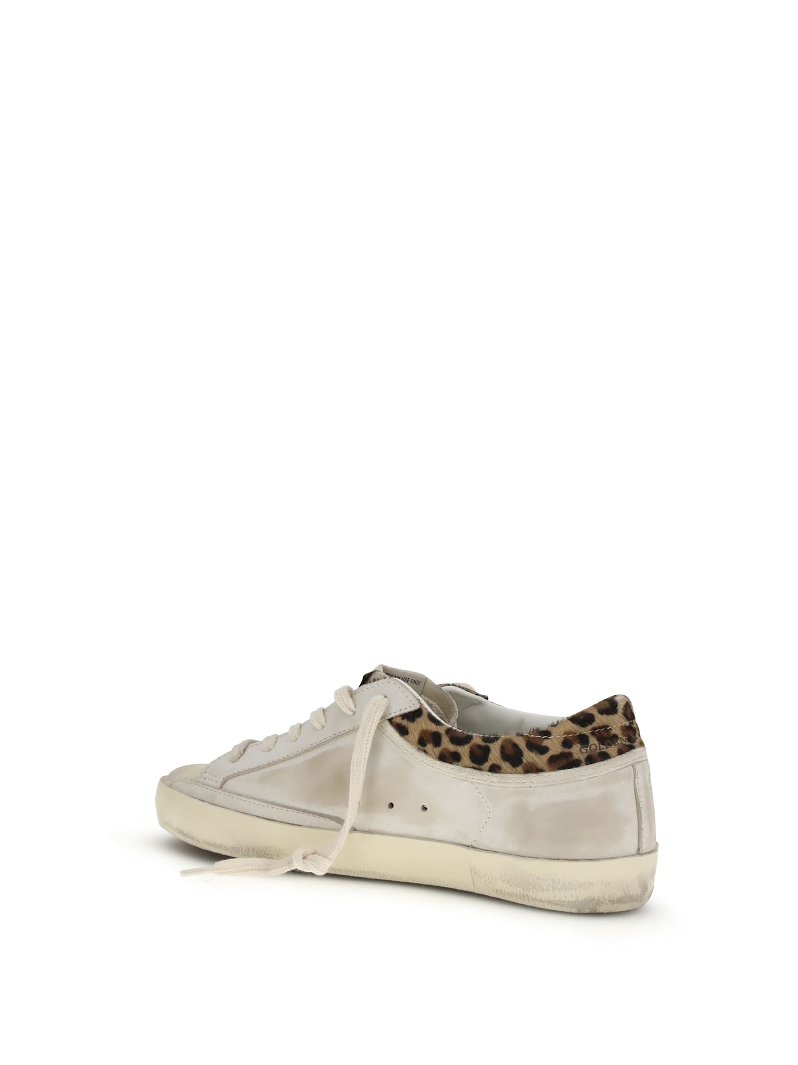 Golden Goose Super Star Sneakers Leopard-print Pony Skin In Multi