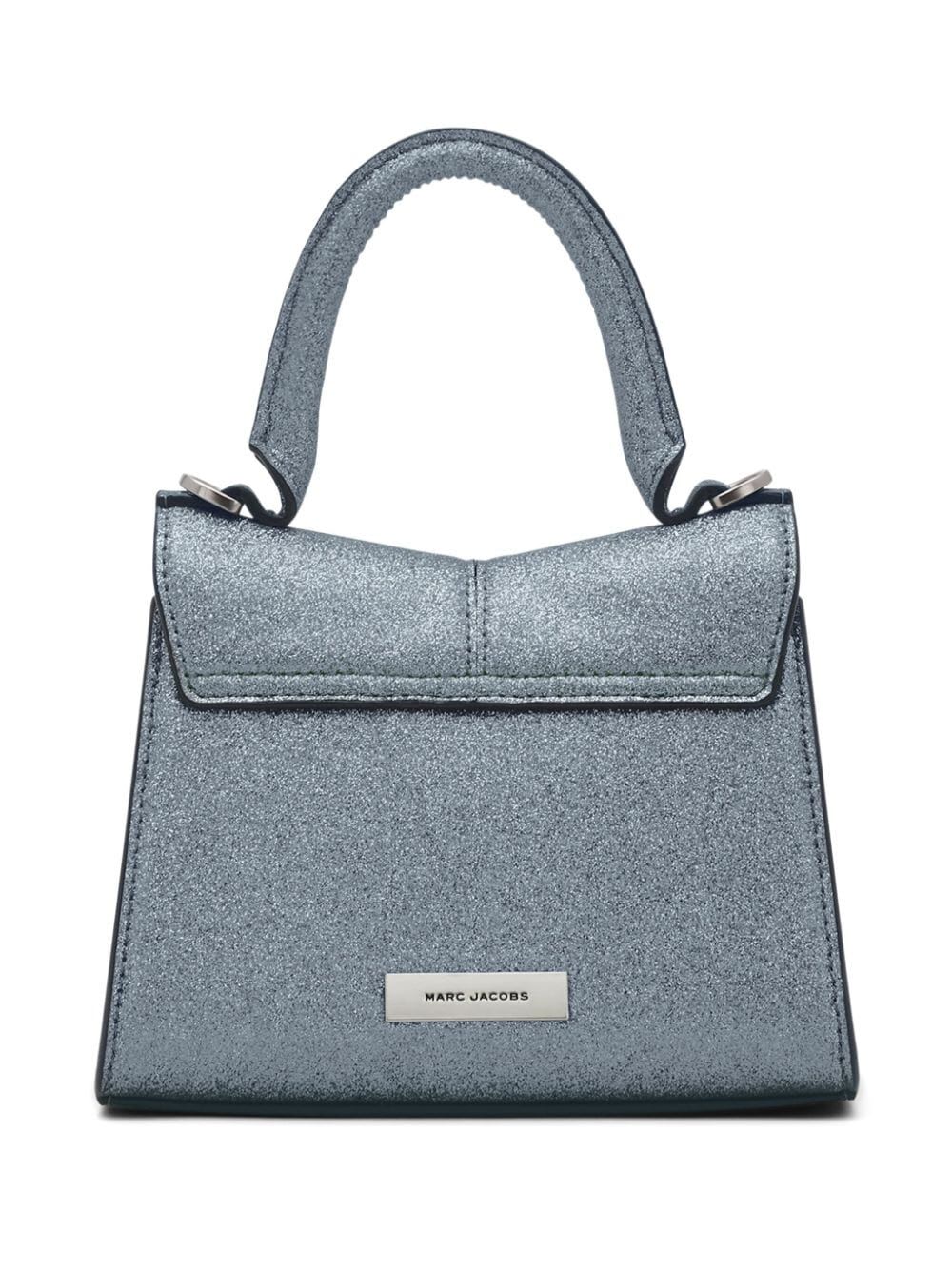 Shop Marc Jacobs The Mini Top Handle In Silver