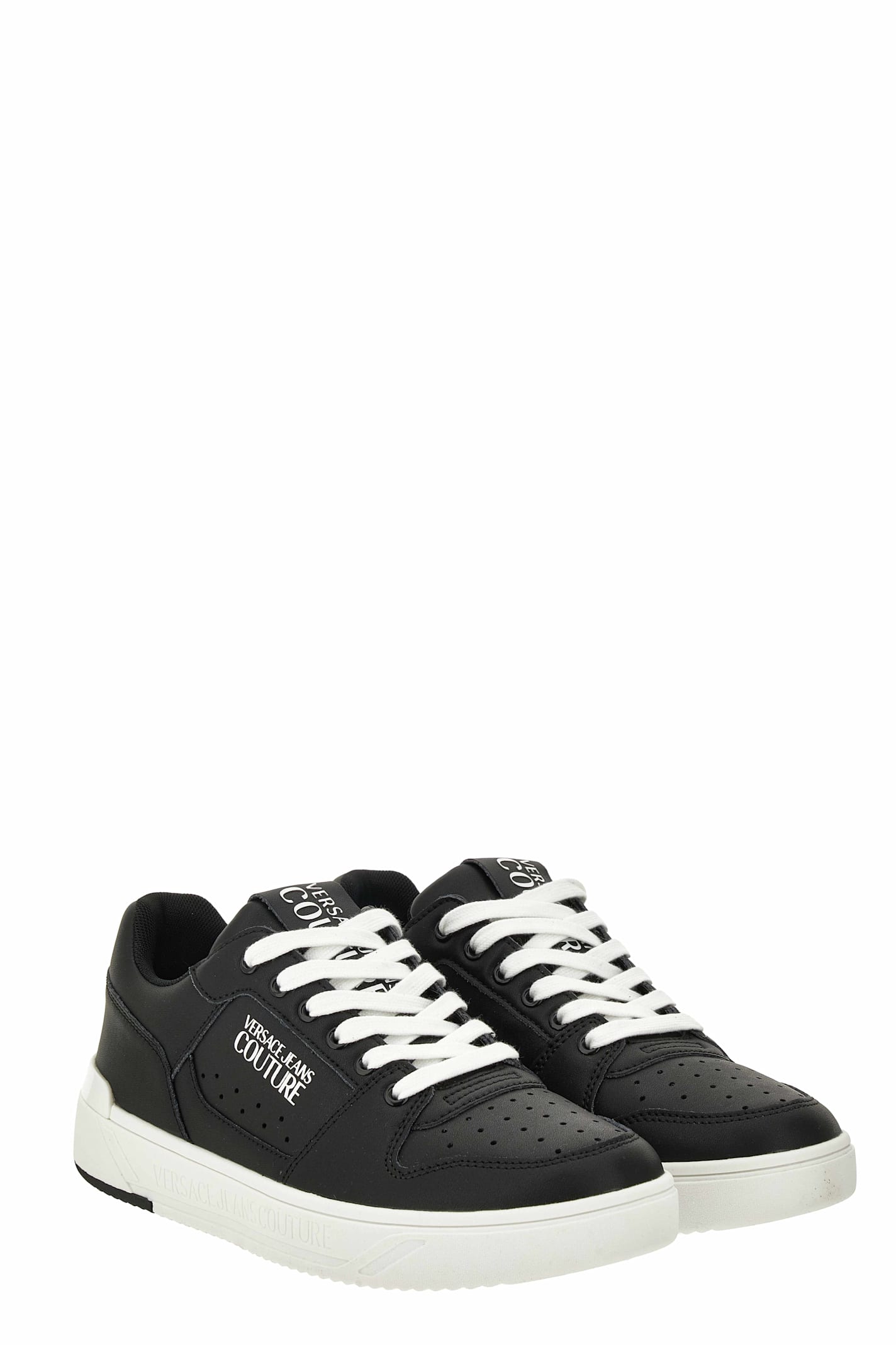 Versace Jeans Couture Sneakers In Black