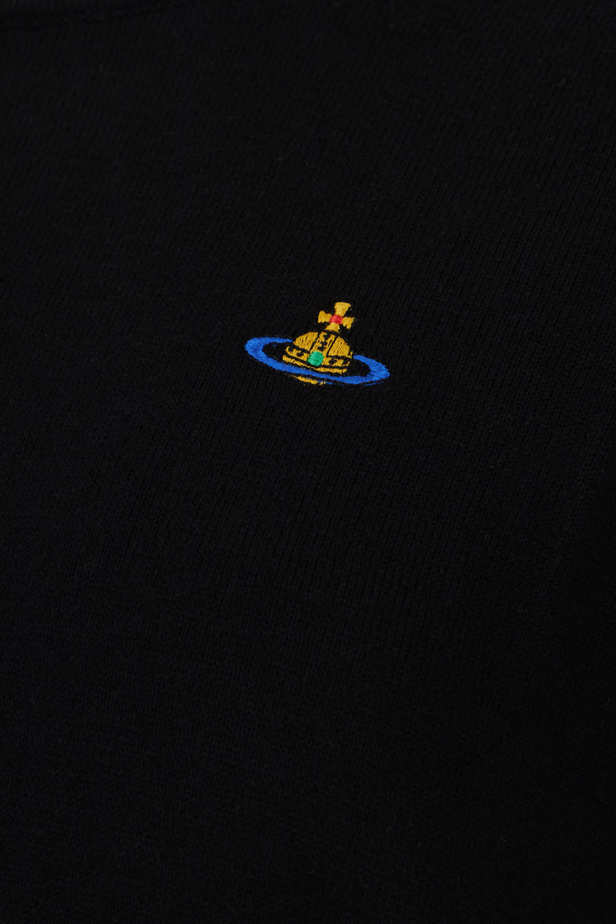 Shop Vivienne Westwood Black Cotton Blend Bea Sweater