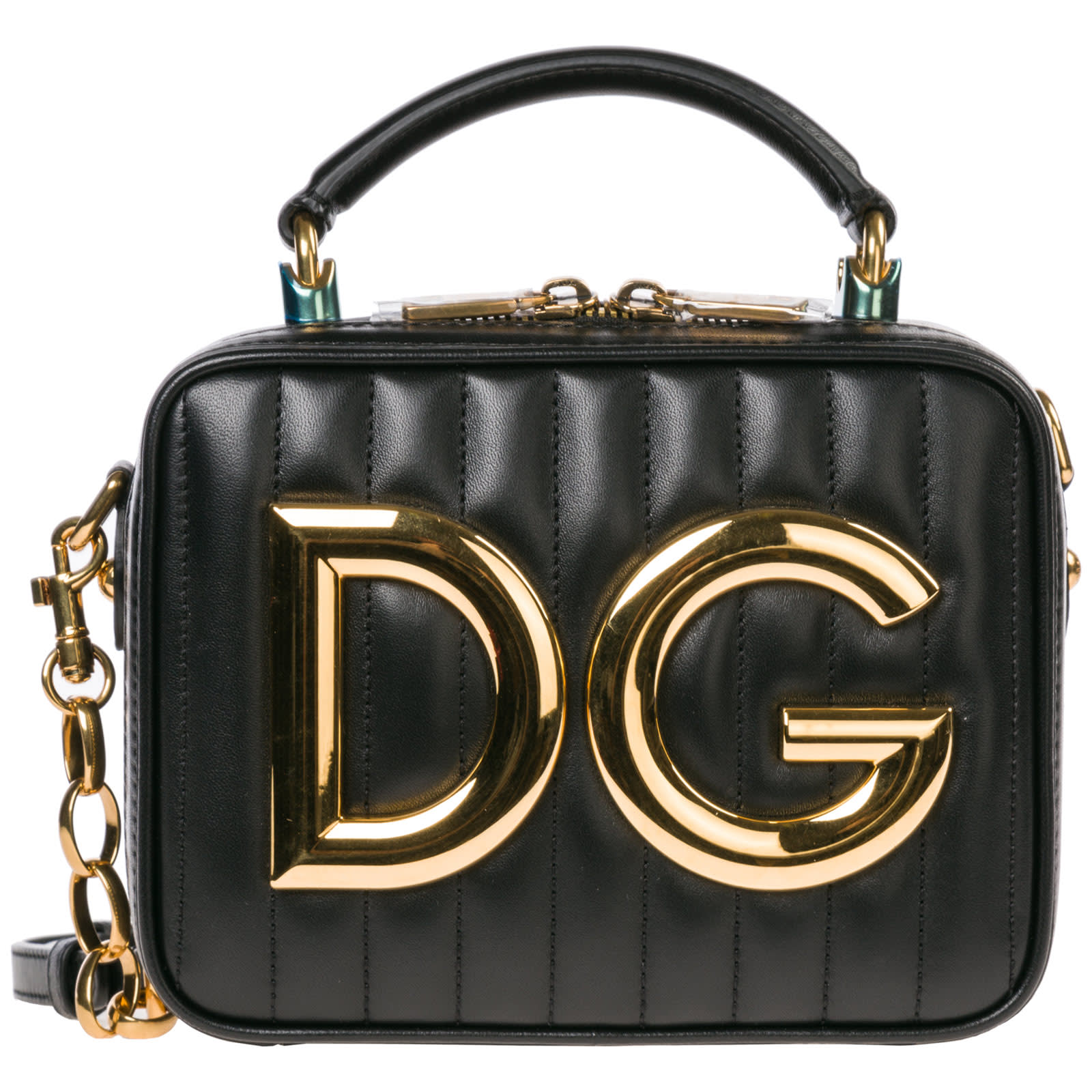 Dolce & Gabbana Dolce & Gabbana Leather Handbag Shopping Bag Purse Dg ...