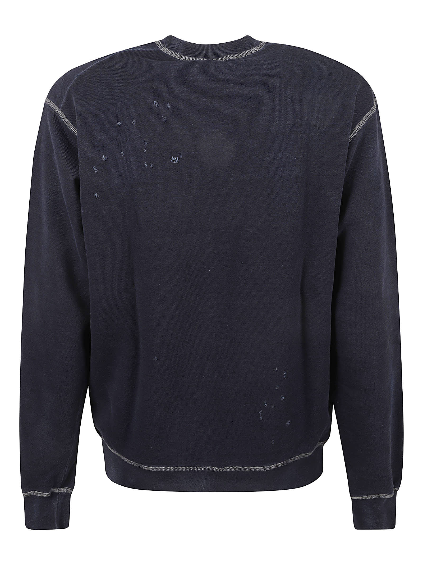 Shop Dsquared2 Cool Fit Crewneck Sweatshirt In Navy Blue