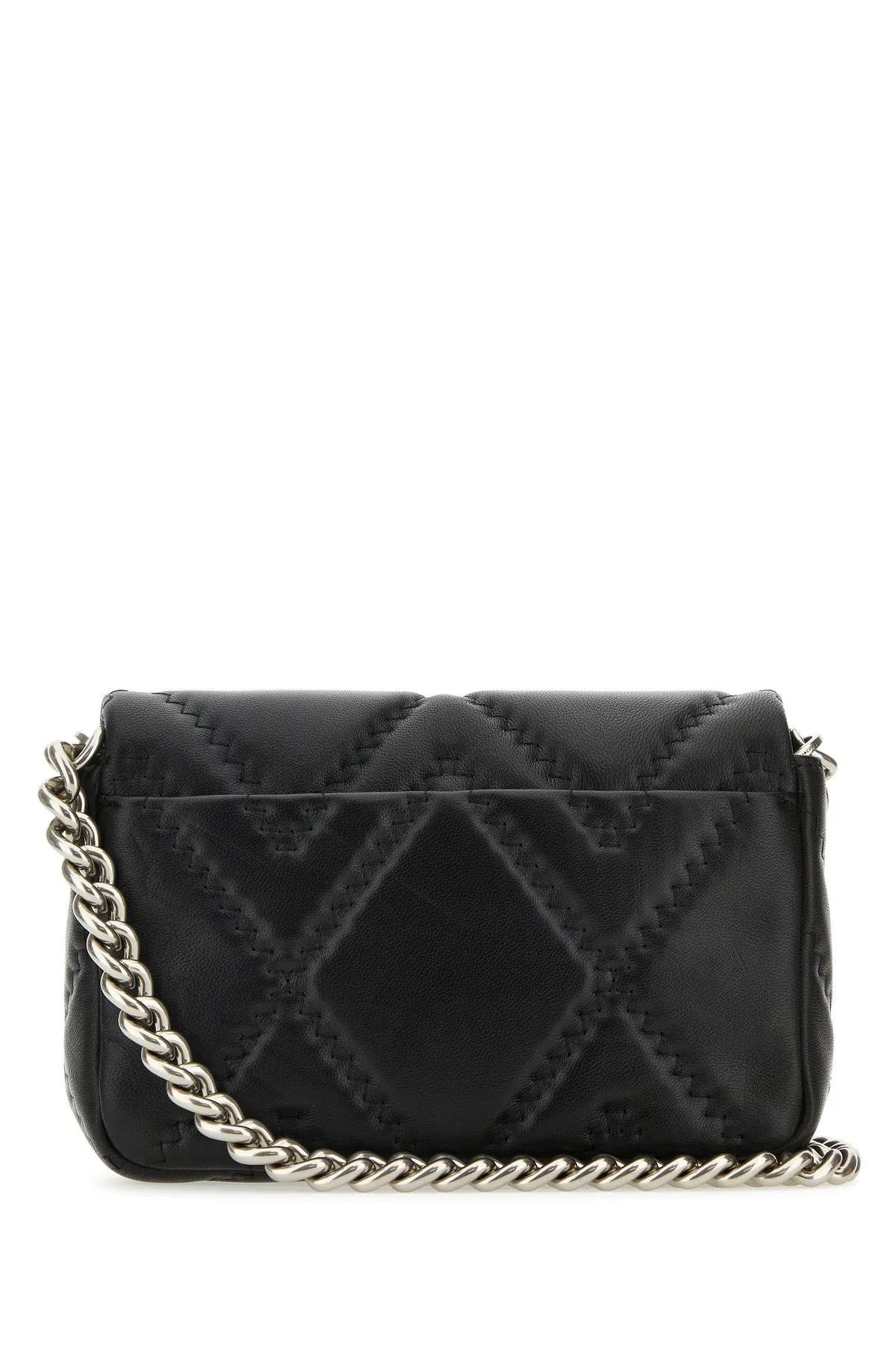Shop Marc Jacobs Black Leather J Marc Shoulder Bag