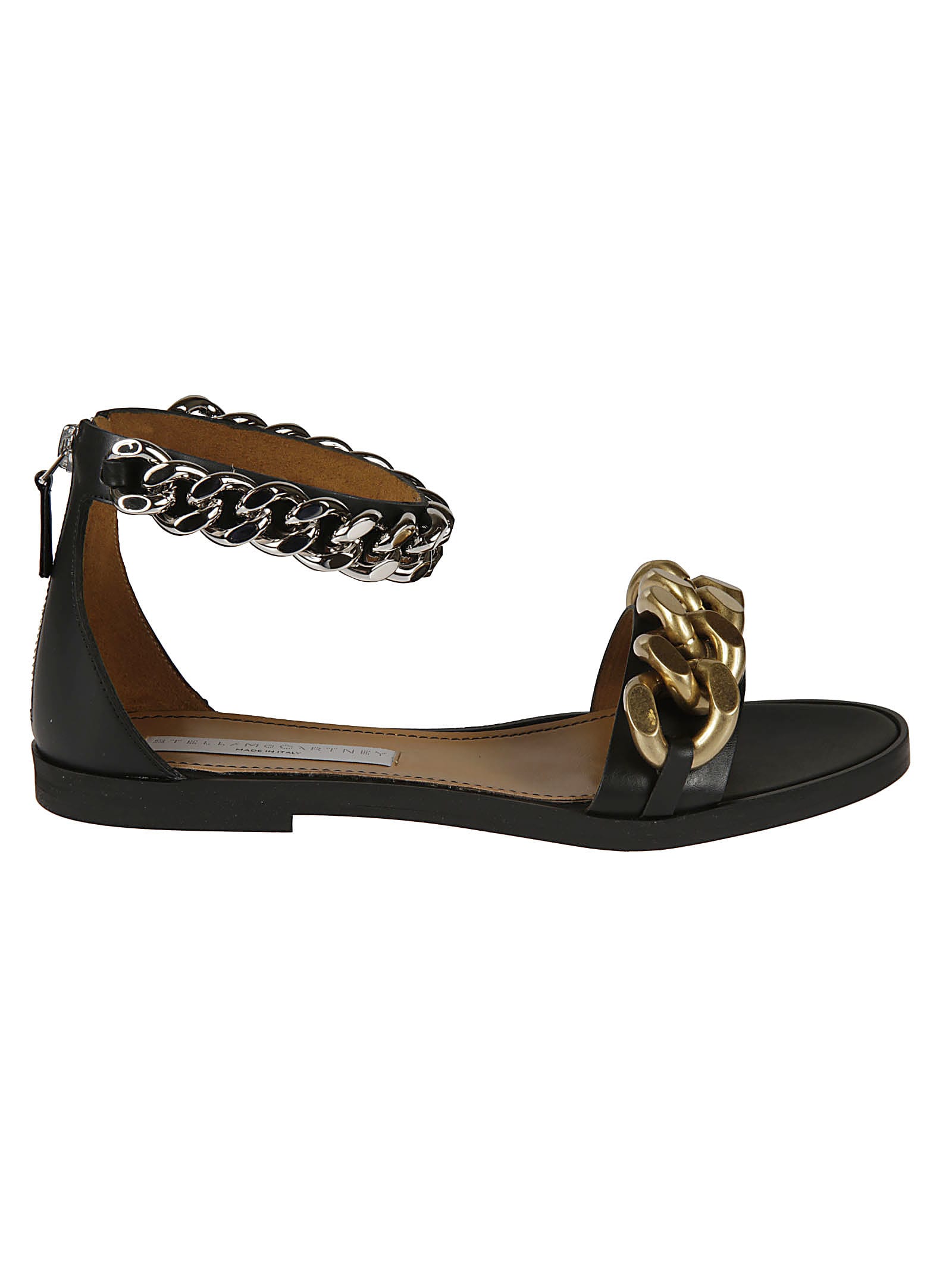 Buy Stella McCartney Chain Applique Flat Sandals online, shop Stella McCartney shoes with free shipping