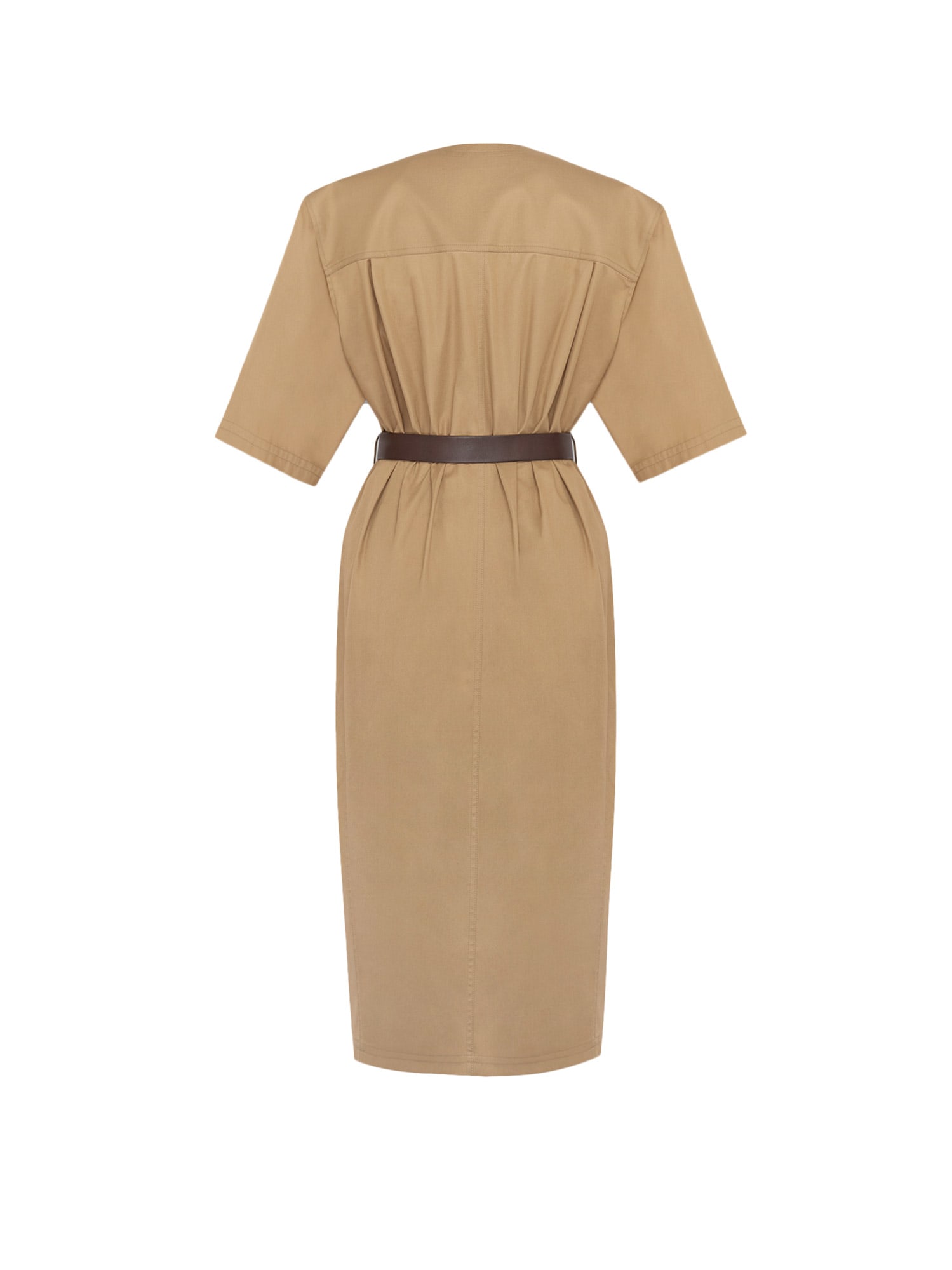 Shop Saint Laurent Dress In Beige