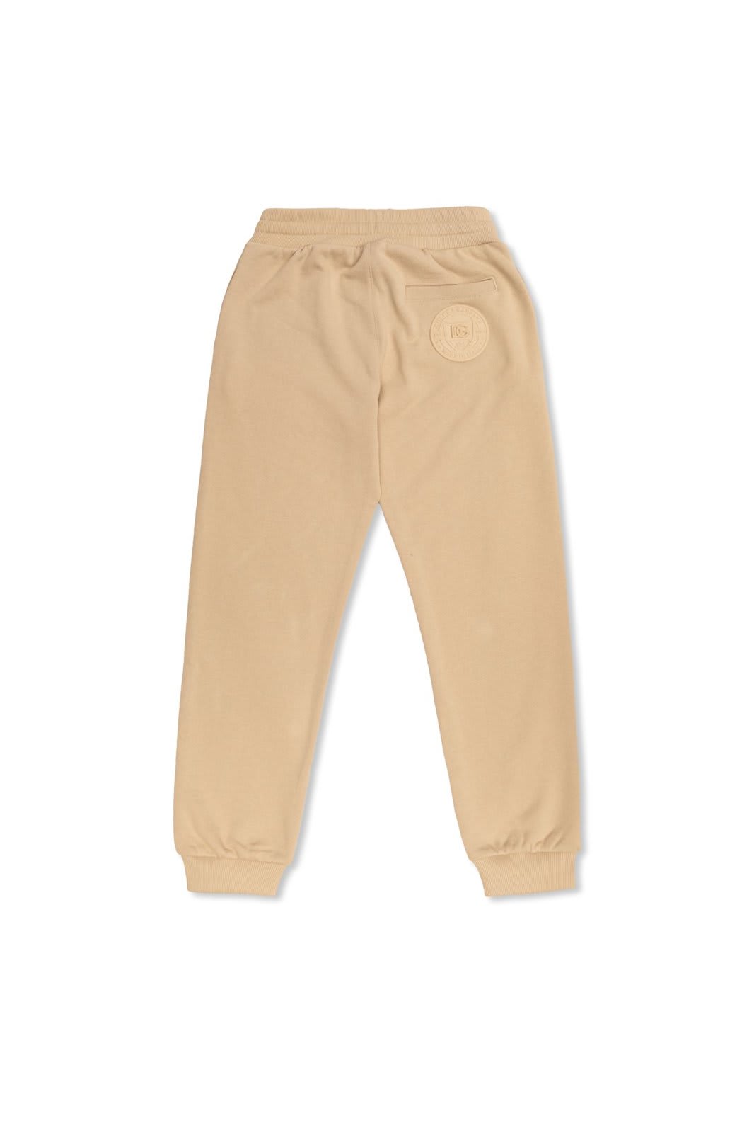 DOLCE & GABBANA LOGO PATCH JOGGING PANTS 