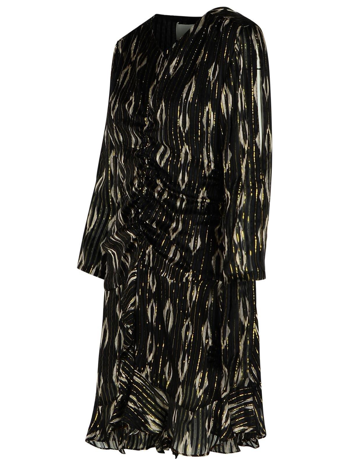 Isabel Marant Octavi Mini Dress In Black