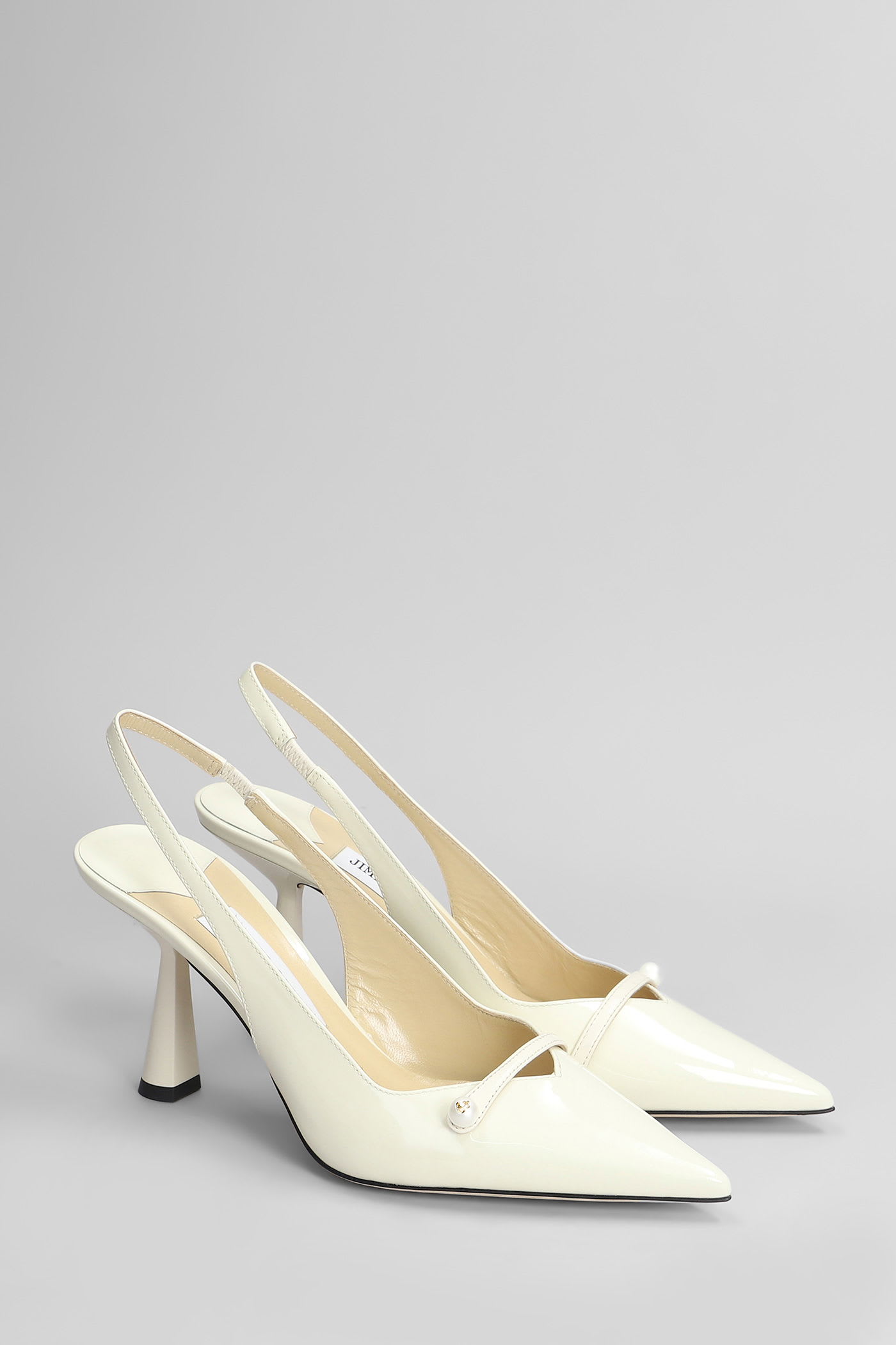 Jimmy Choo Amita 85 Pumps In White