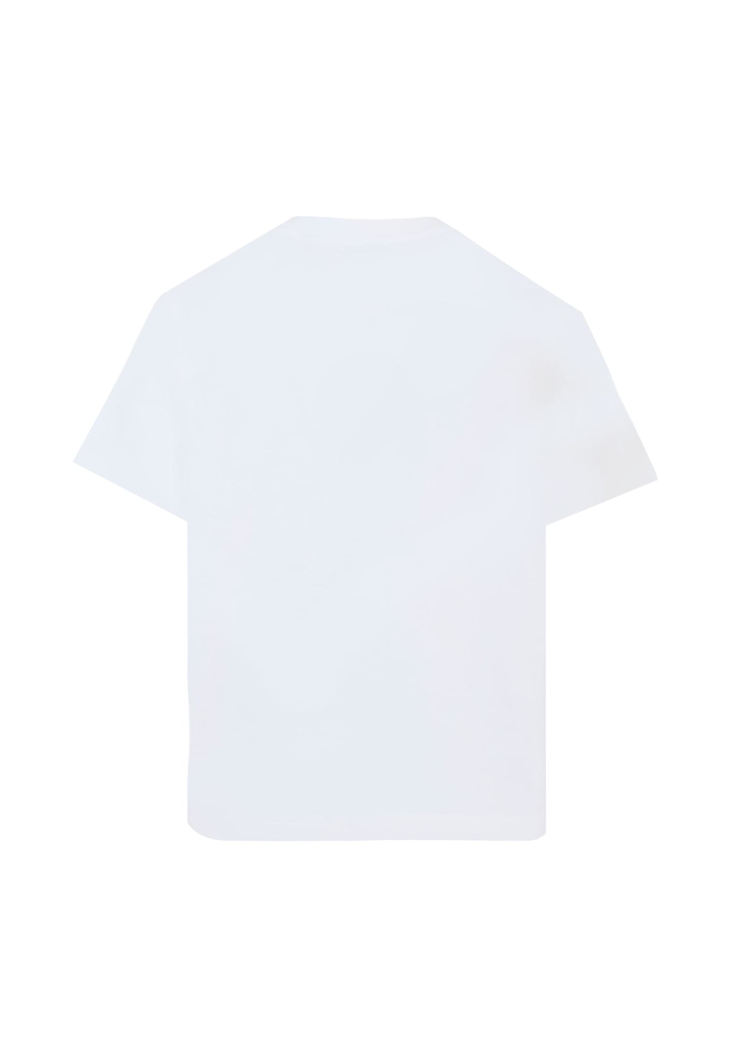 Burberry White T-shirt For Kids With Toy Soldier In White