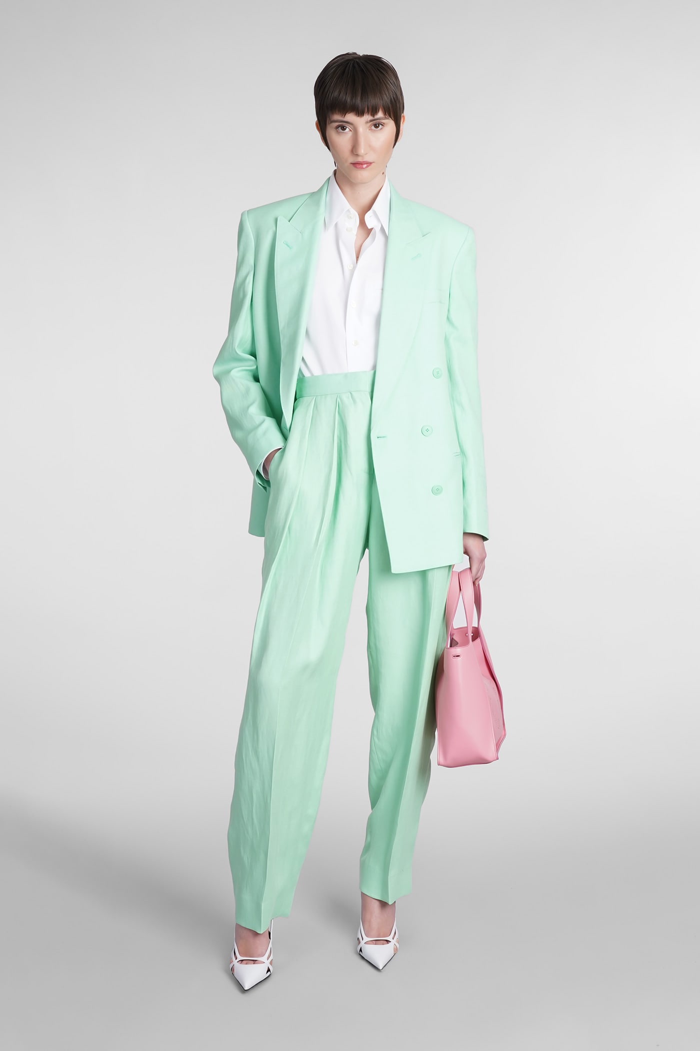 STELLA MCCARTNEY SHIRT IN WHITE COTTON