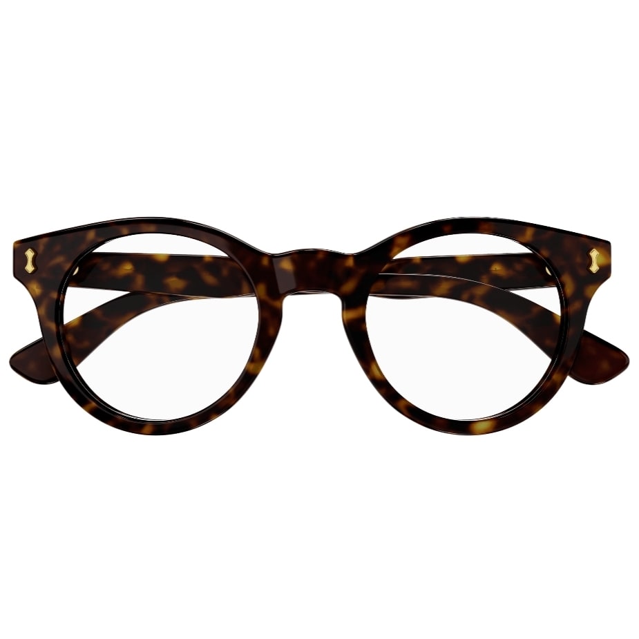 Gucci Gg1266o 004 Glasses In Tartarugato