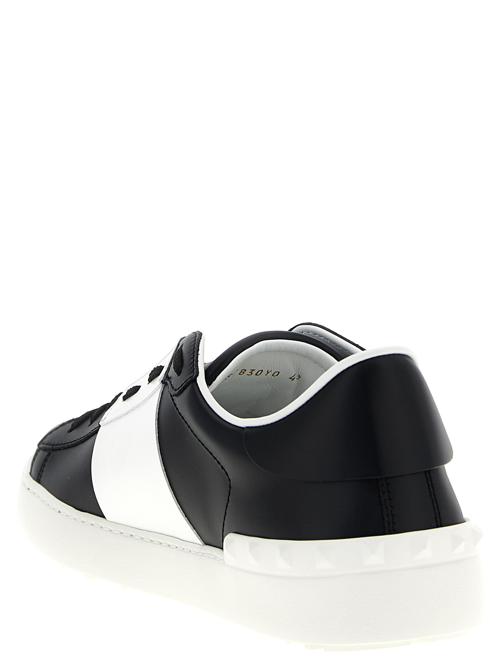 Valentino Open Low-top Sneakers Rubber Sole In Multi