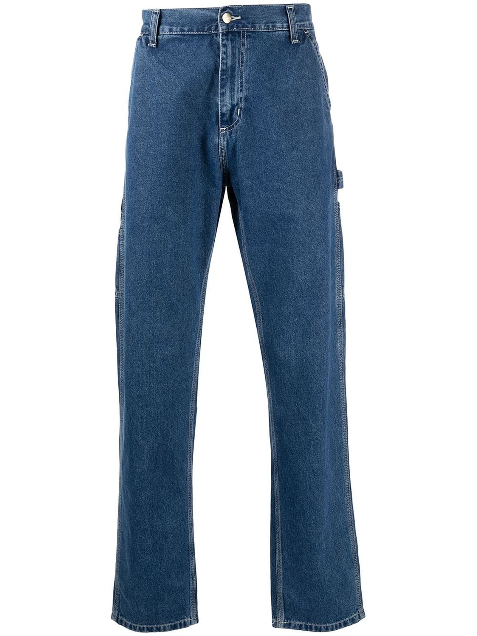 Carhartt Blue Cotton-denim Jeans