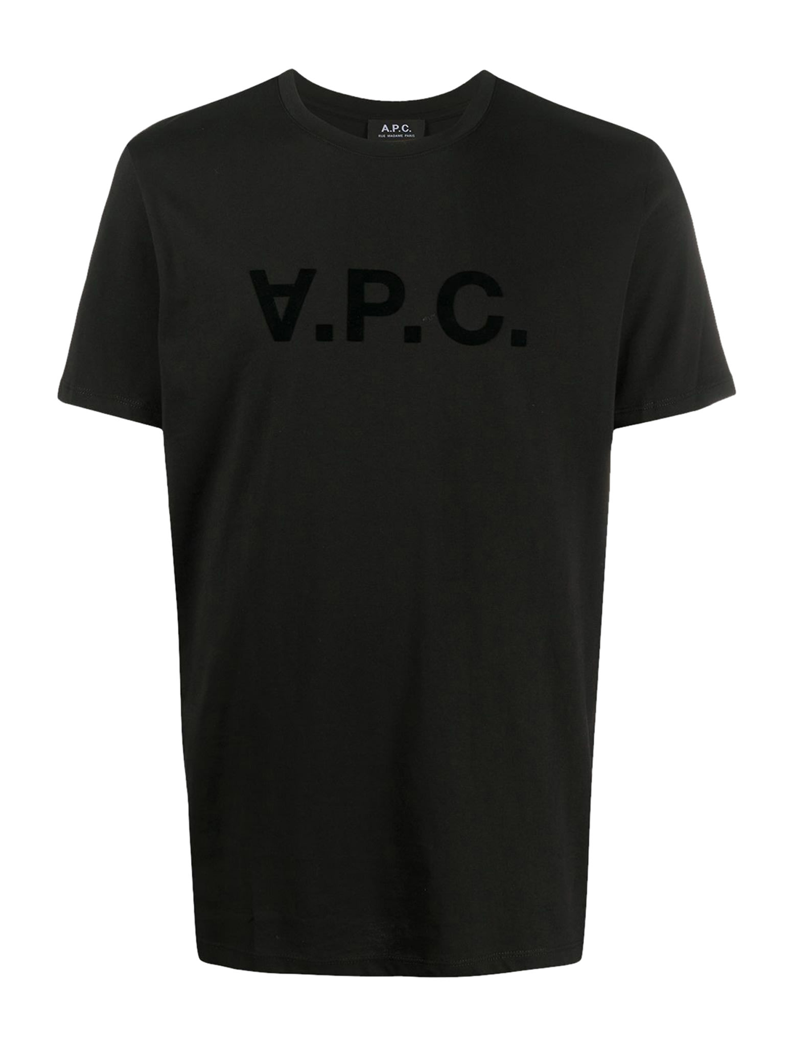 Shop Apc T-shirt Vpc Color H In Lzz Black