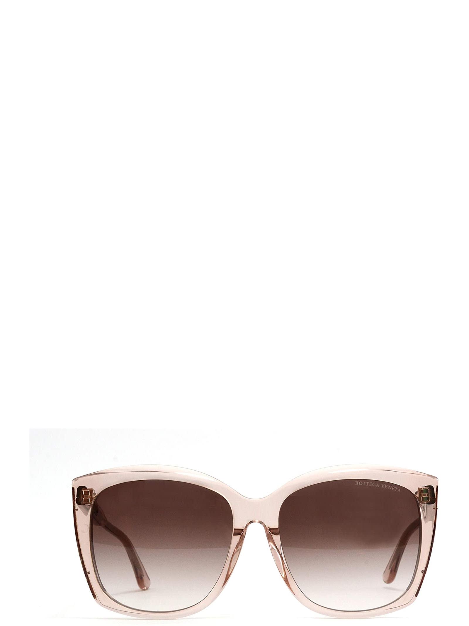 Bottega Veneta Bottega Veneta Bv0182s Transparent Pink Sunglasses