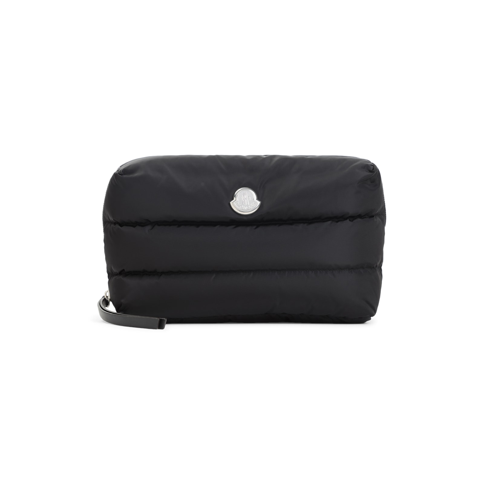 Moncler Black Fabric Caradoc Beauty Case In Black