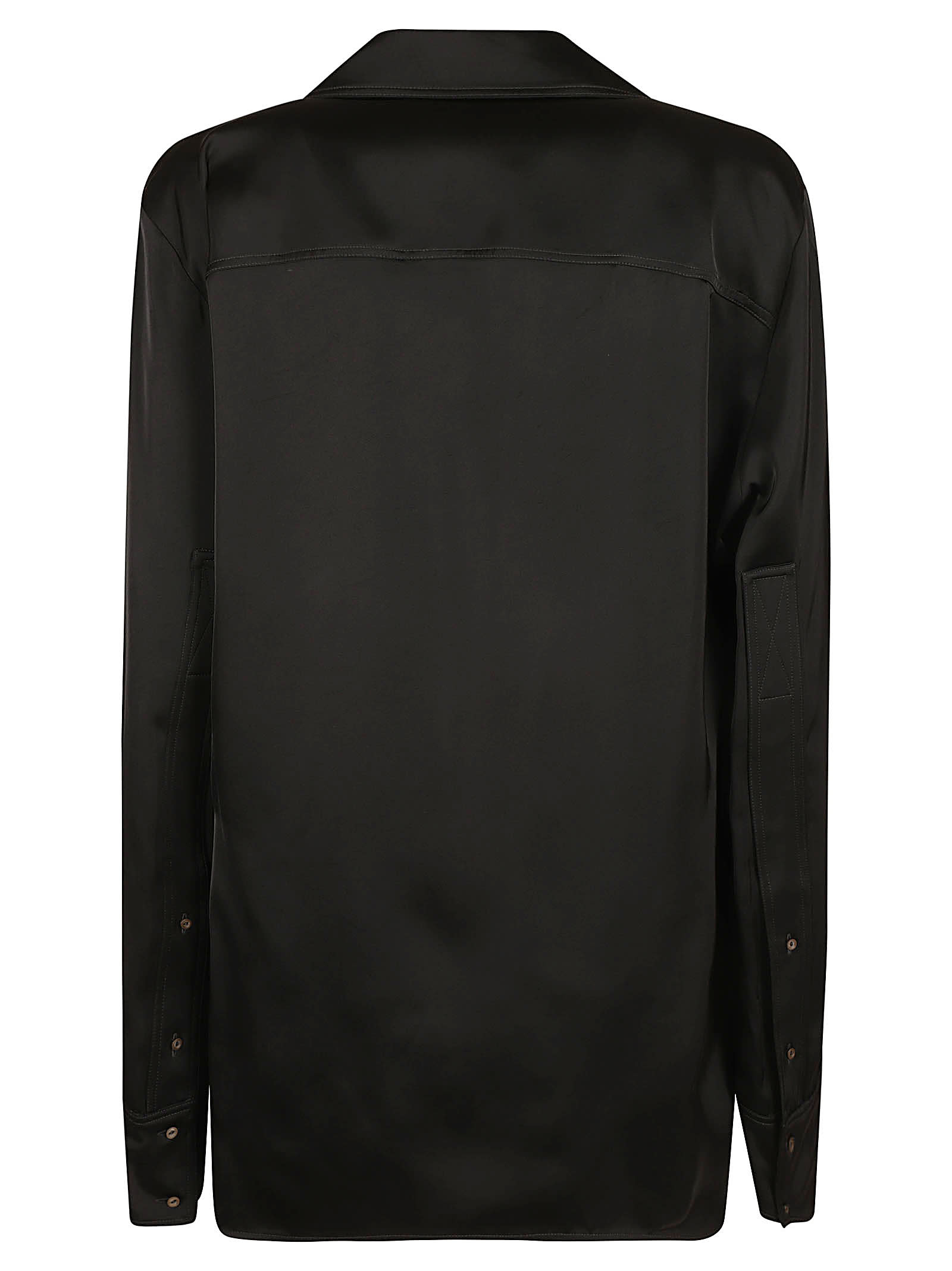 Shop Jil Sander Sustainable Fluid Shirt In Black