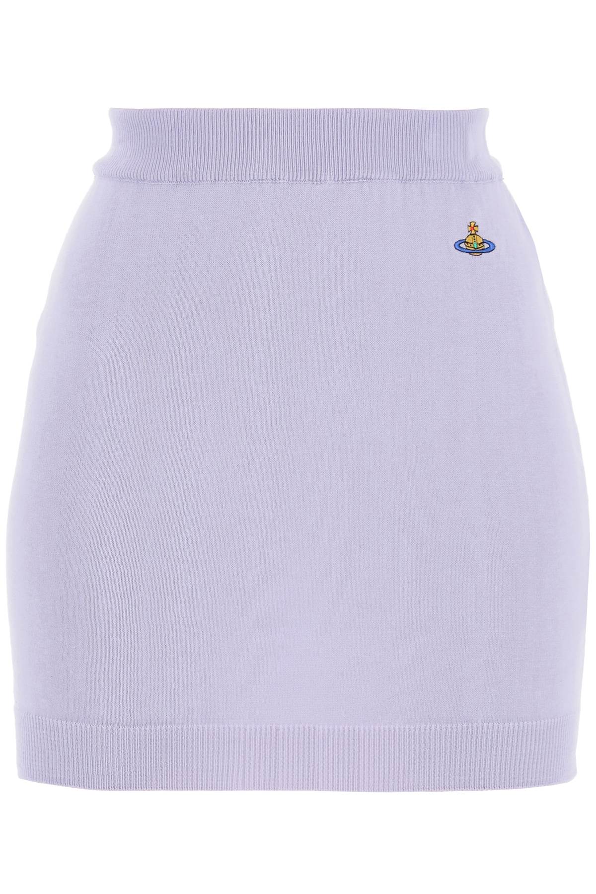 Shop Vivienne Westwood Bea Mini Skirt In Lavender (purple)