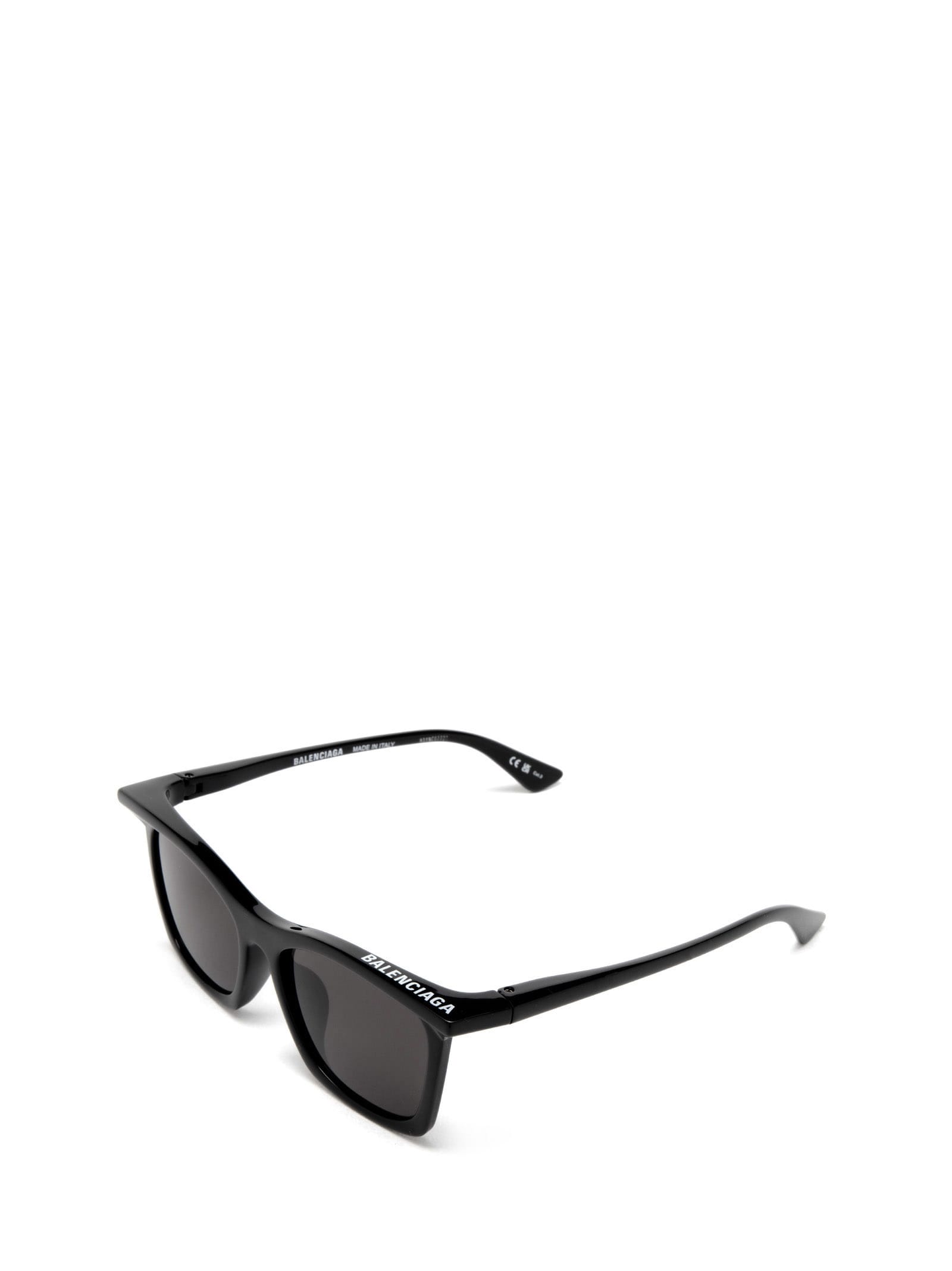 Shop Balenciaga Bb0099sa Black Sunglasses