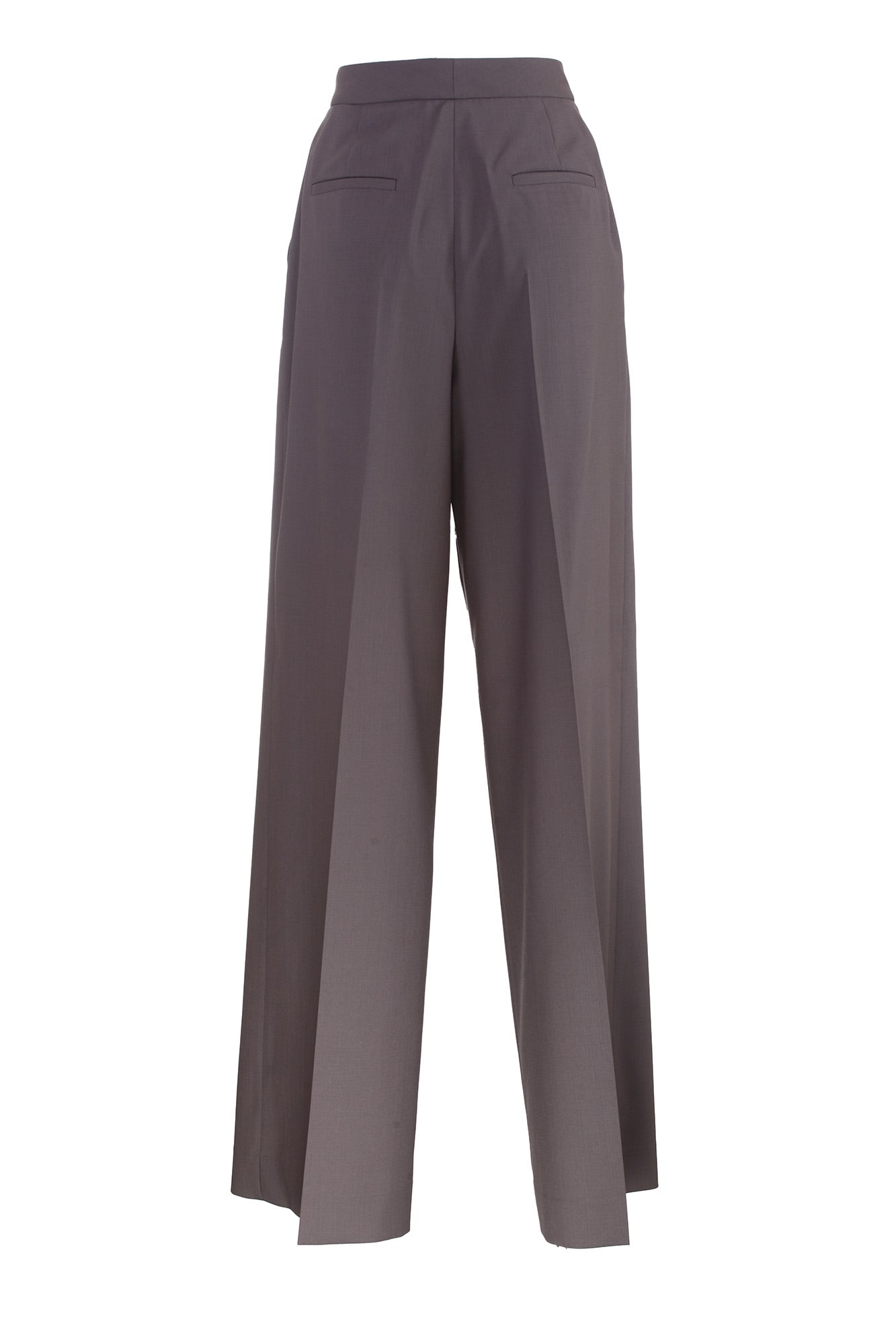 Shop Fabiana Filippi Trousers Dove Grey