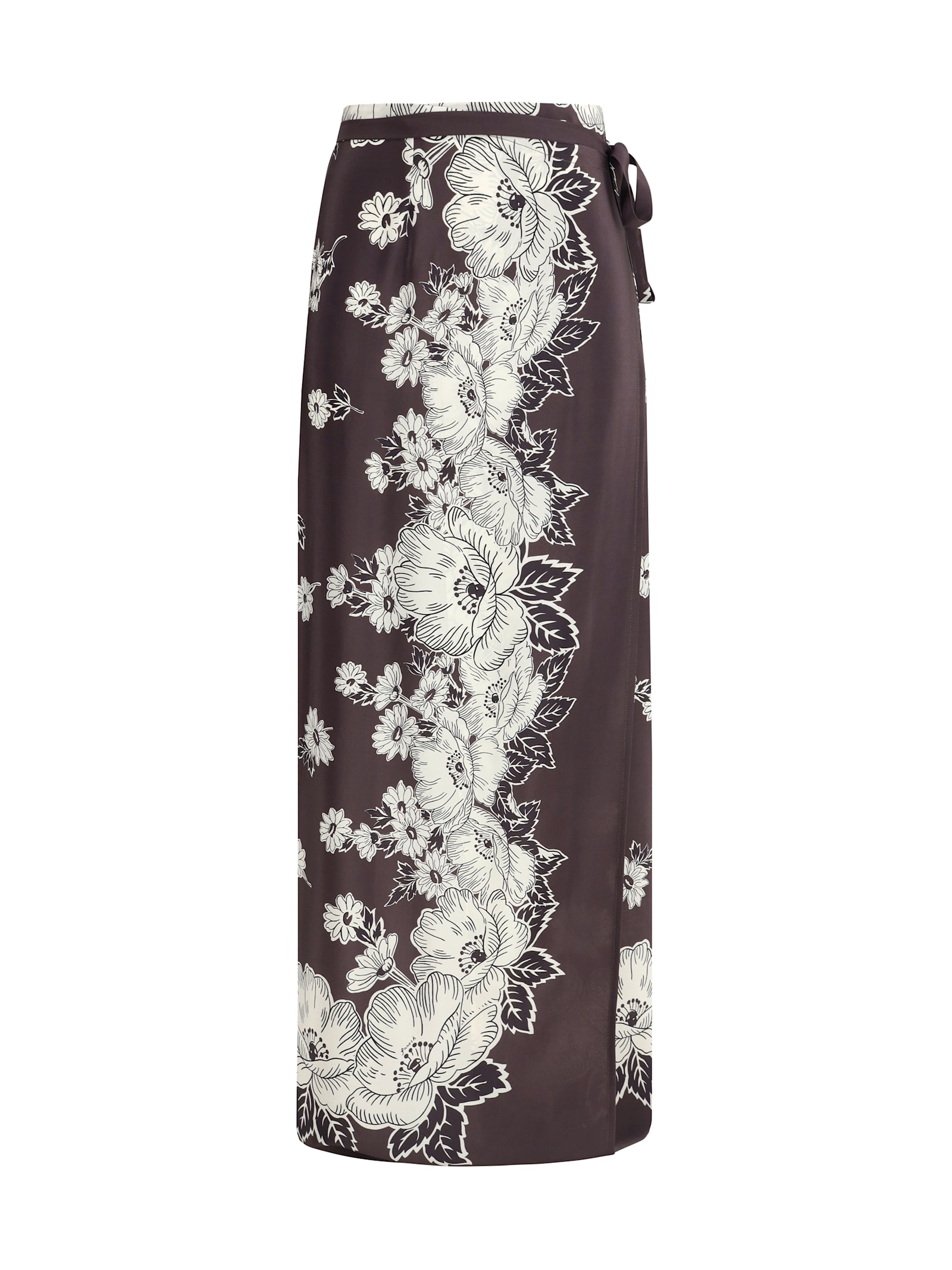 Parosh Floral Wrap Skirt