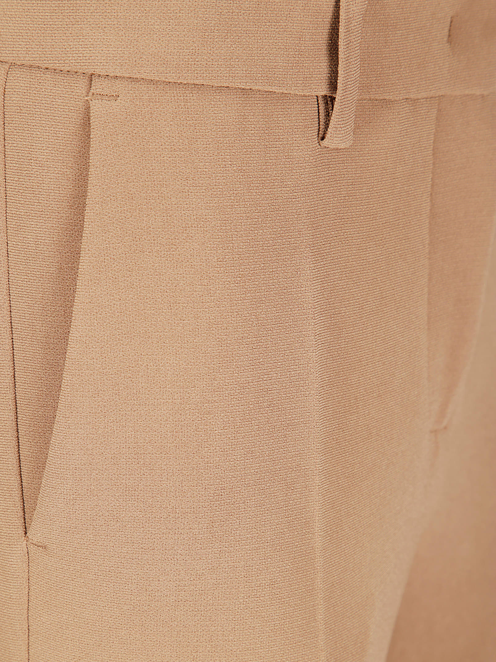Alberto Biani Dart-detail Side-pocket Trousers In Brown