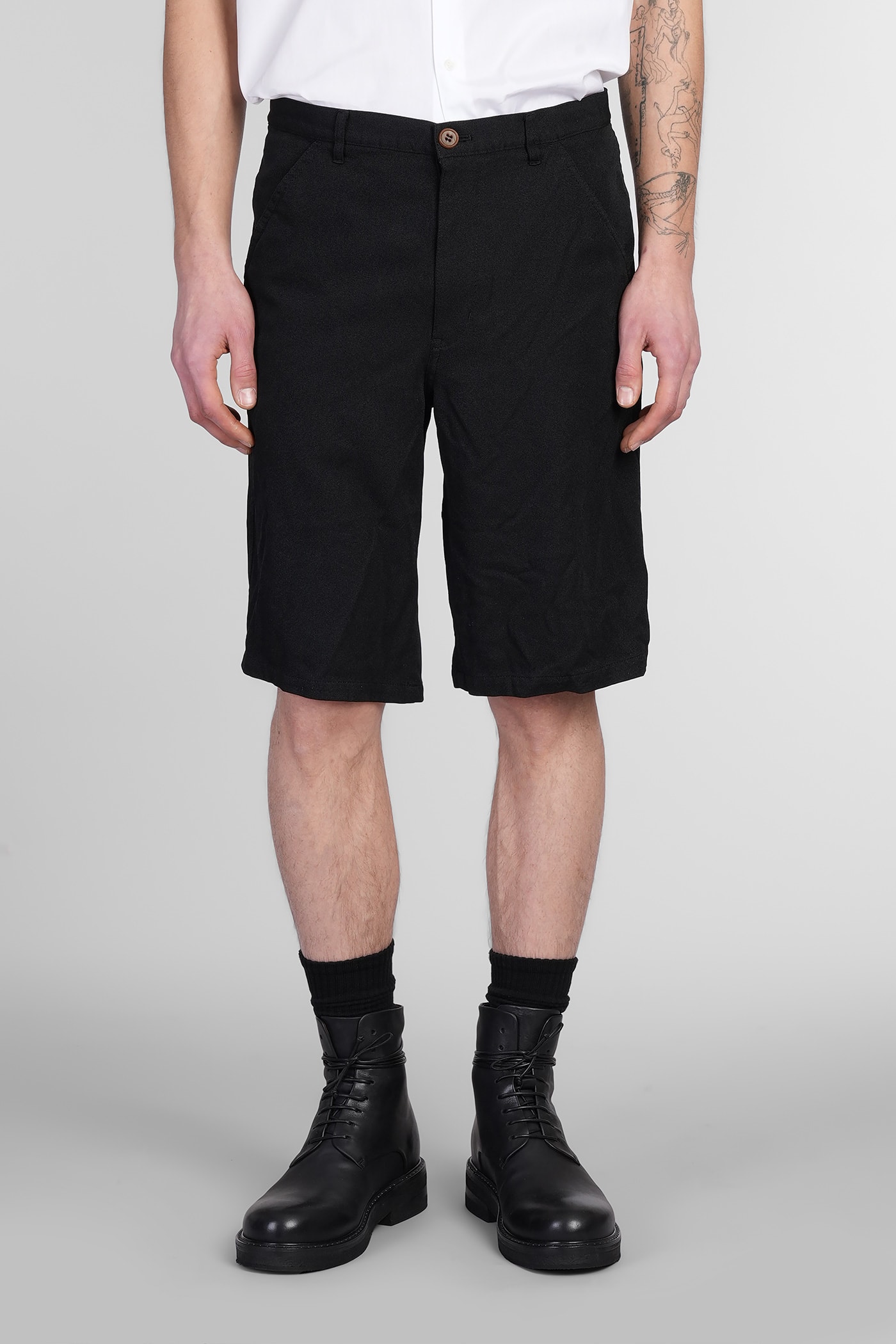 Shorts In Black Polyester