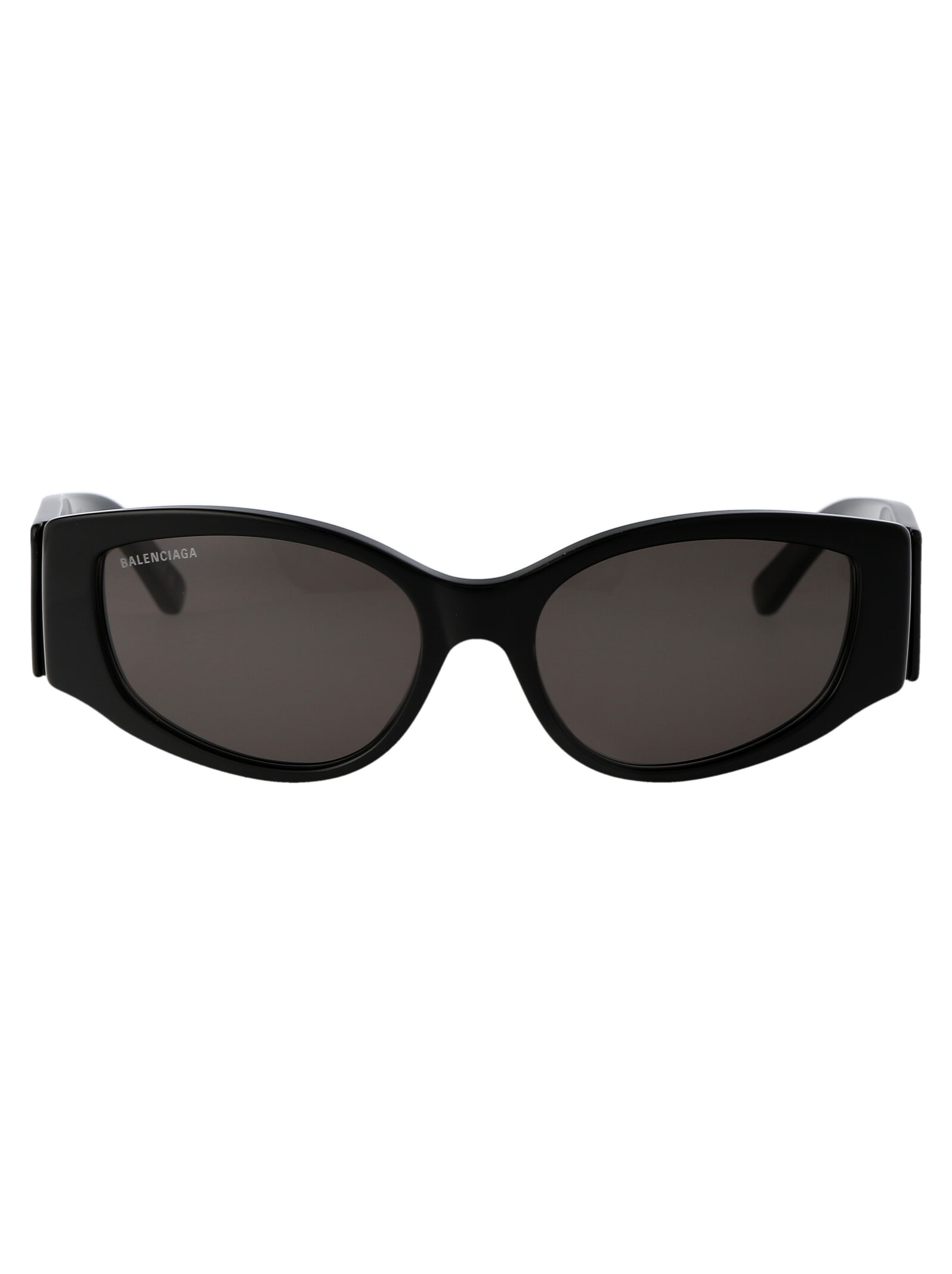 Balenciaga Bb0258s Sunglasses In 001 Black Black Grey