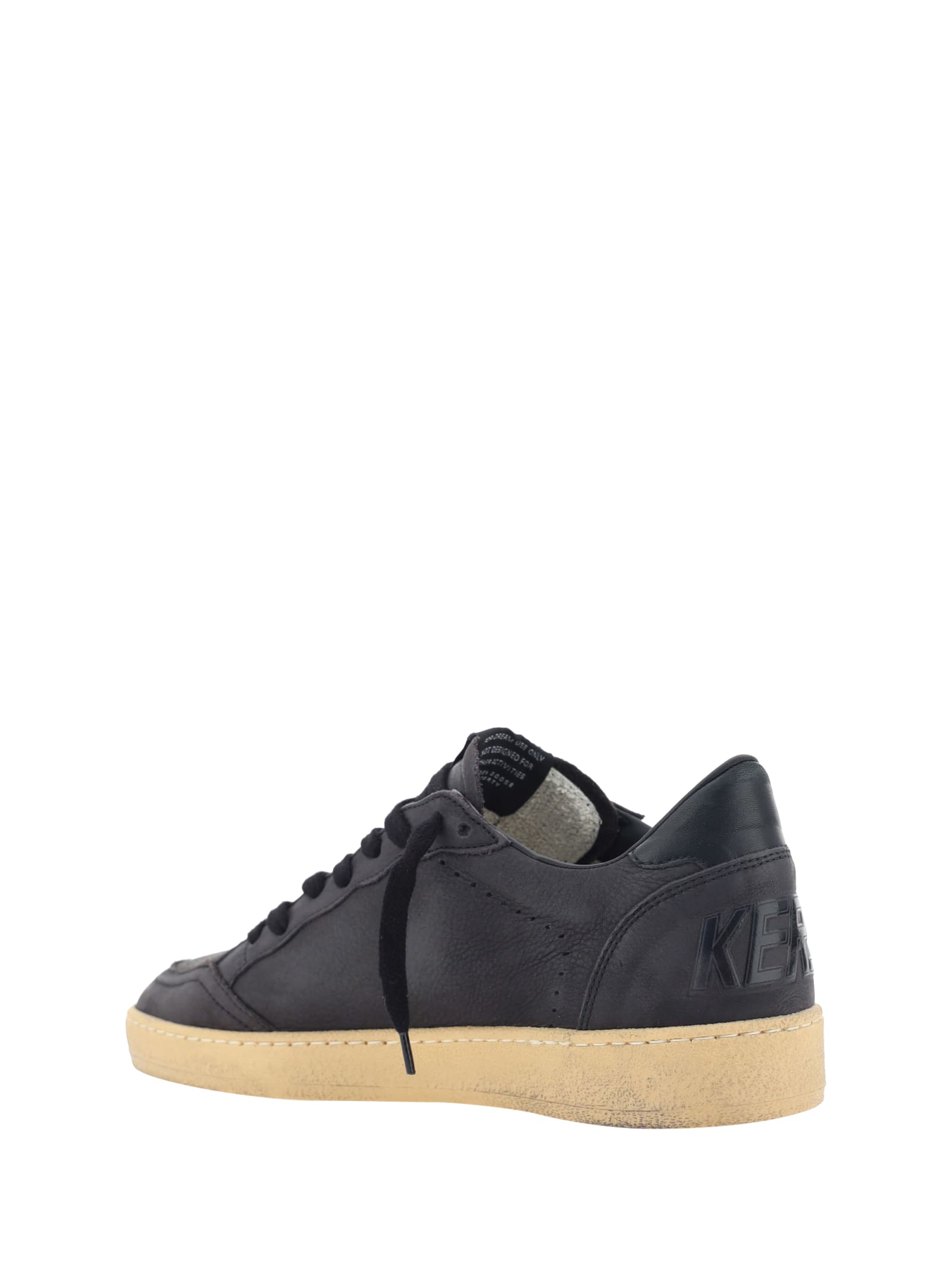 Shop Golden Goose Ball Star Sneakers In Dark Gray Sand