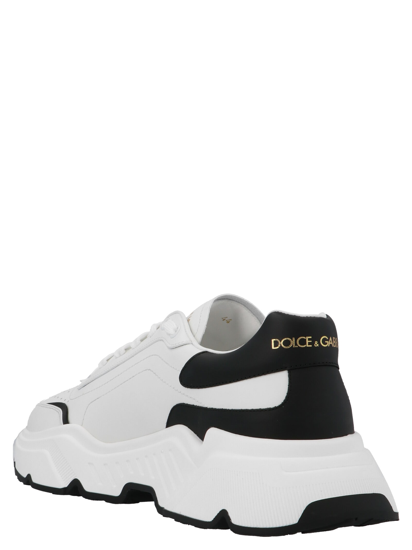 Shop Dolce & Gabbana Day Master Sneakers In White/black