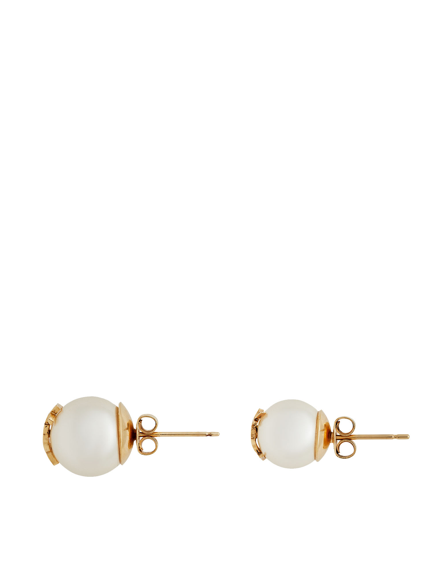 Shop Saint Laurent Earrings In Bianco