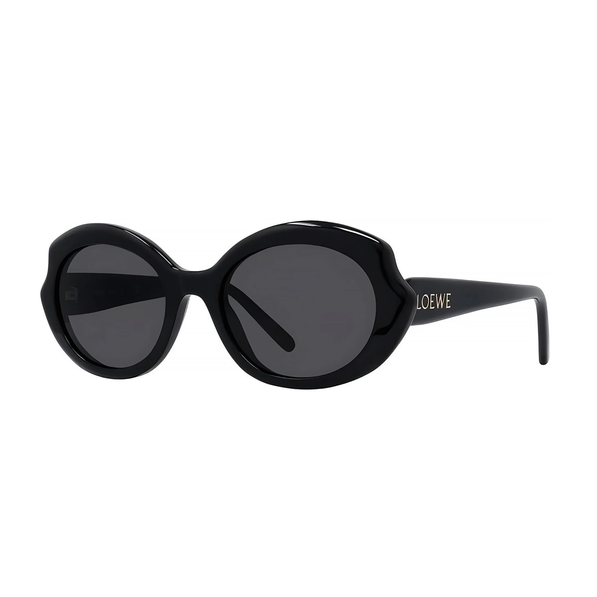 Loewe Lw40147i Slim 01a Nero Sunglasses In Yellow