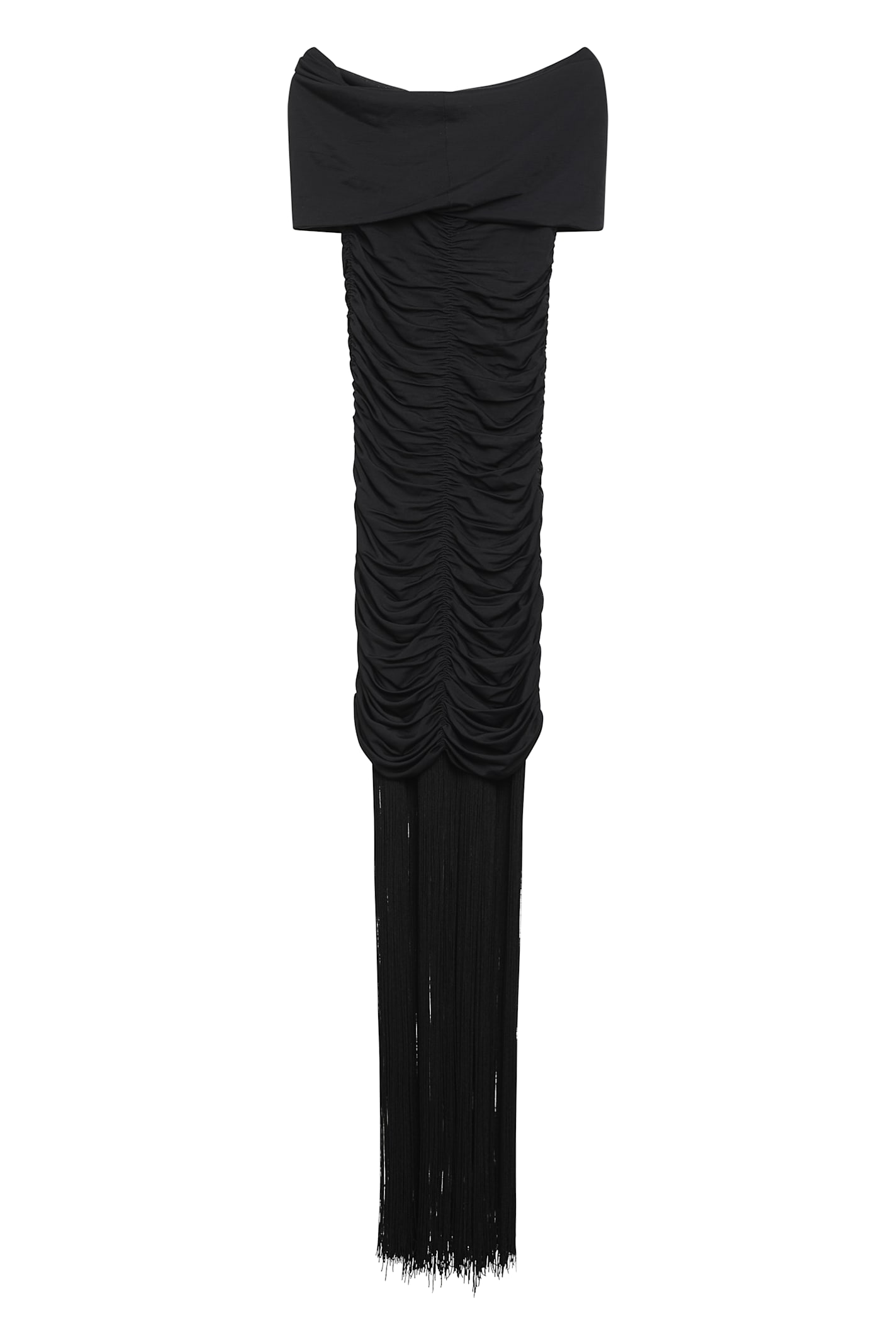 Khaite Draped Midi Dress