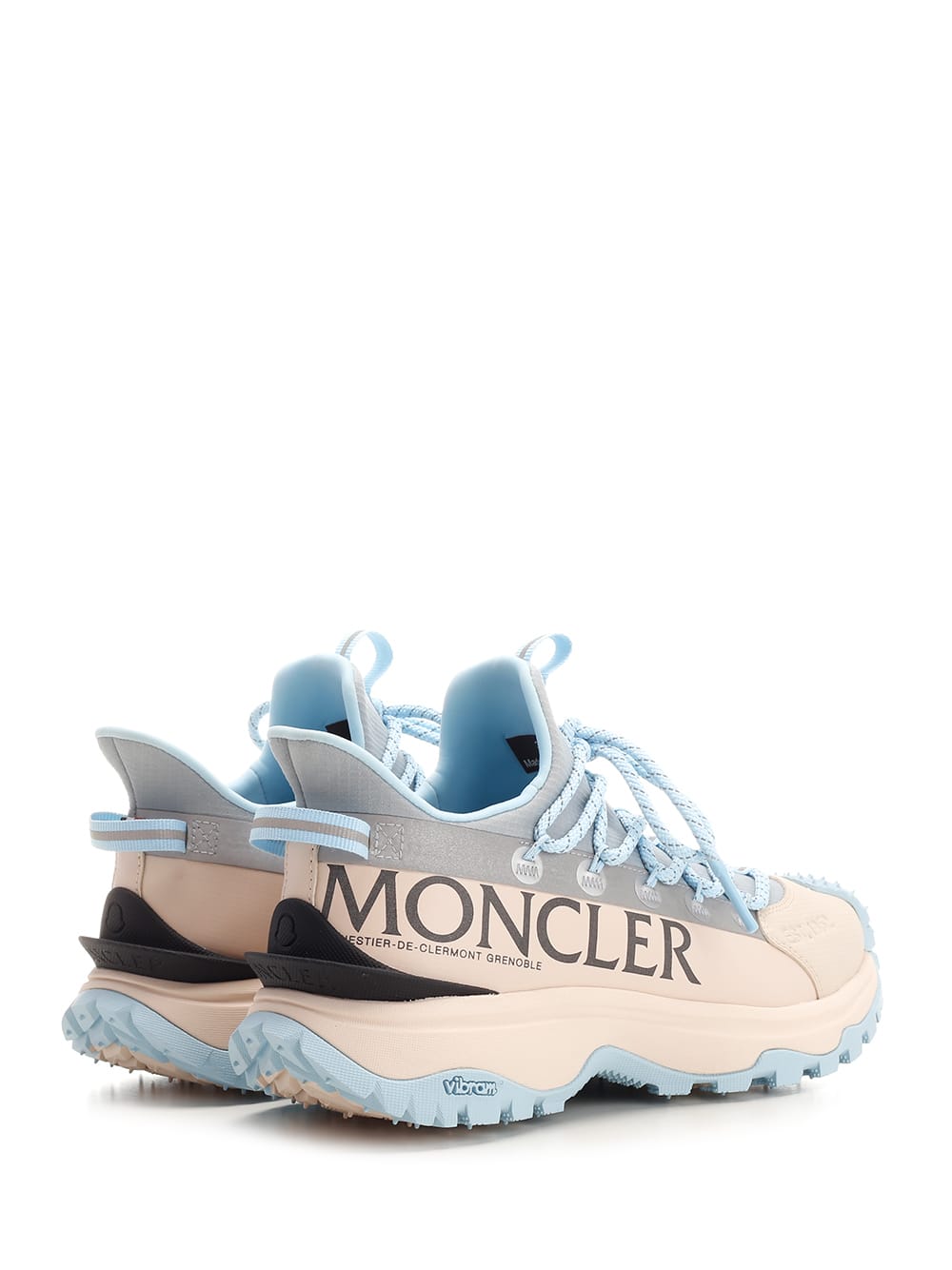 Shop Moncler Trailgrip Lite Low-top Sneakers In Skyblu