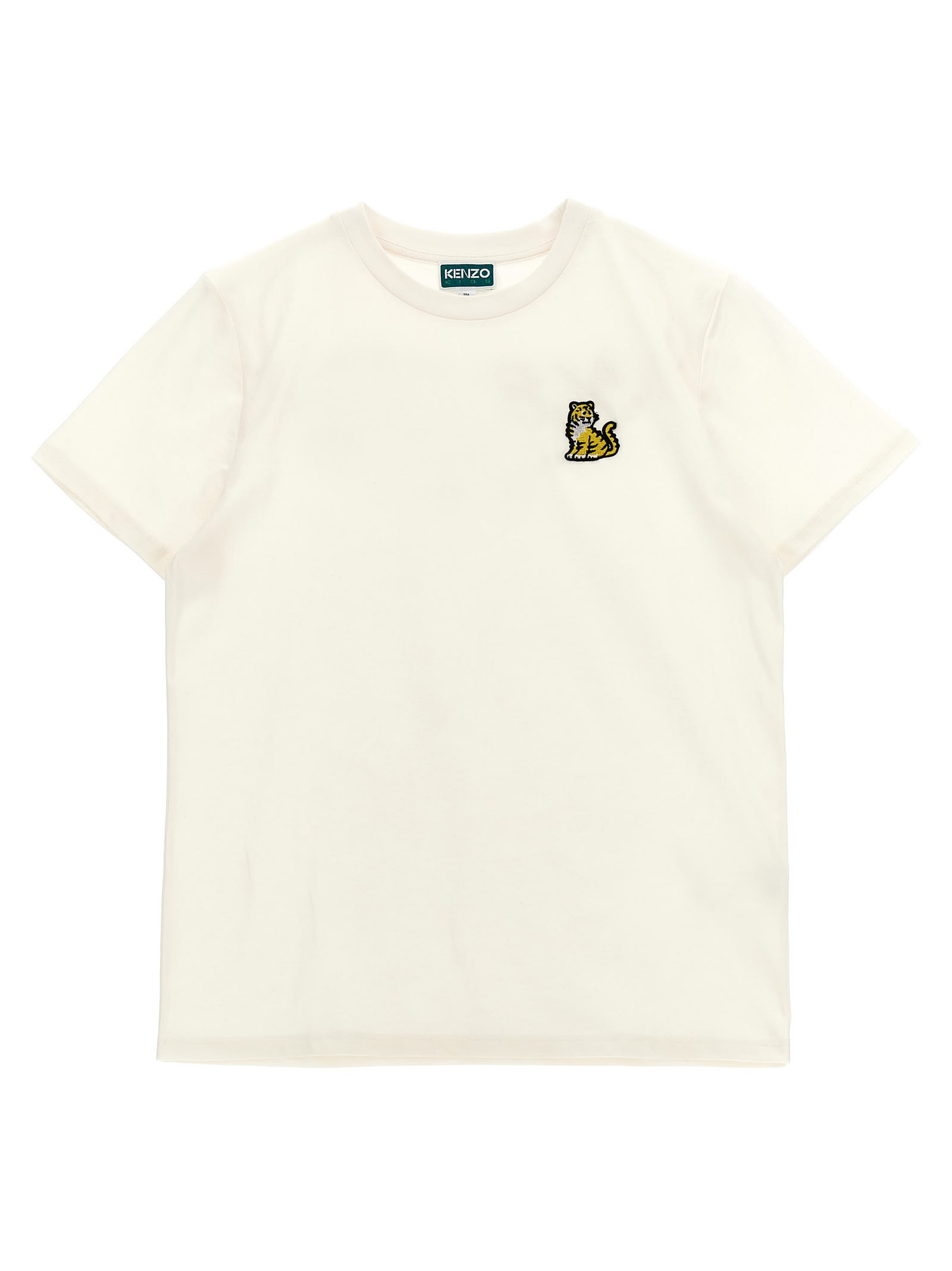 Kenzo Logo Patch T-shirt In White