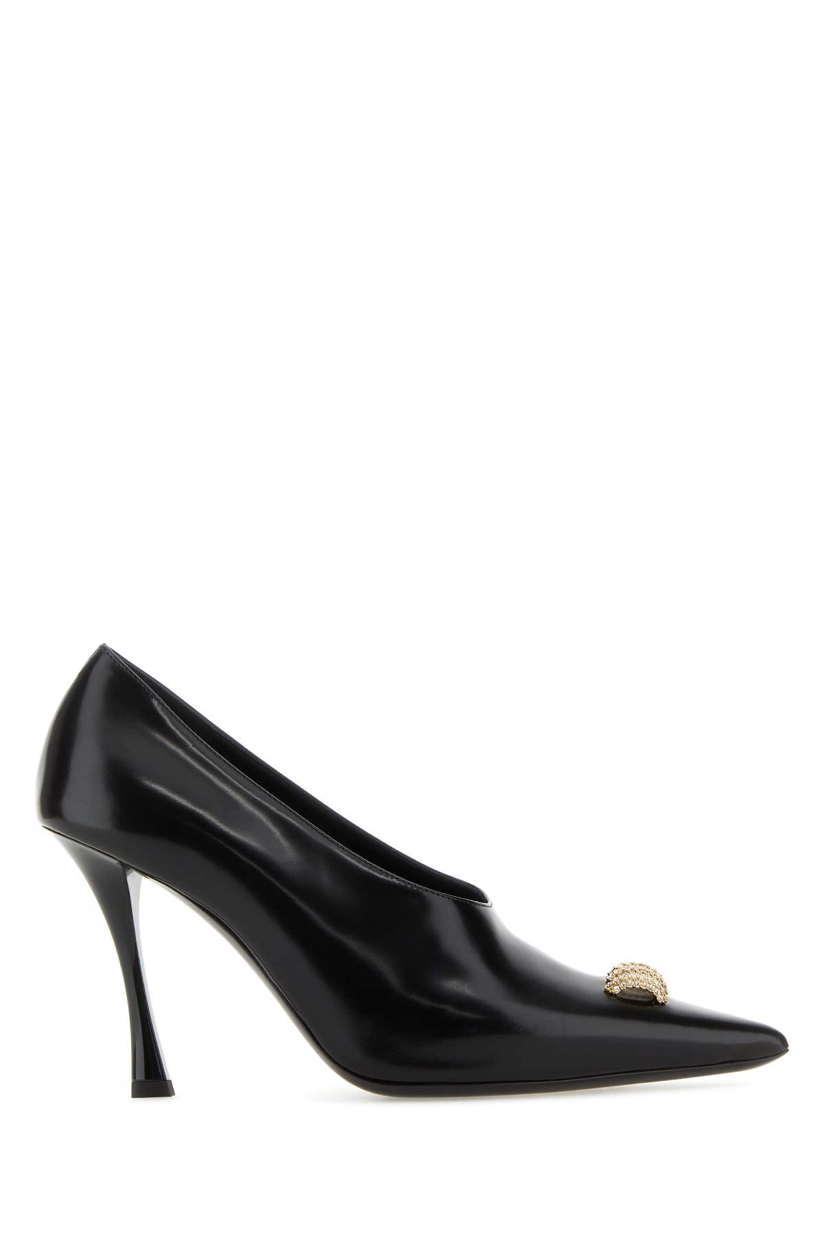 Givenchy Crystal-embellished Pointed Stiletto Mules In Black