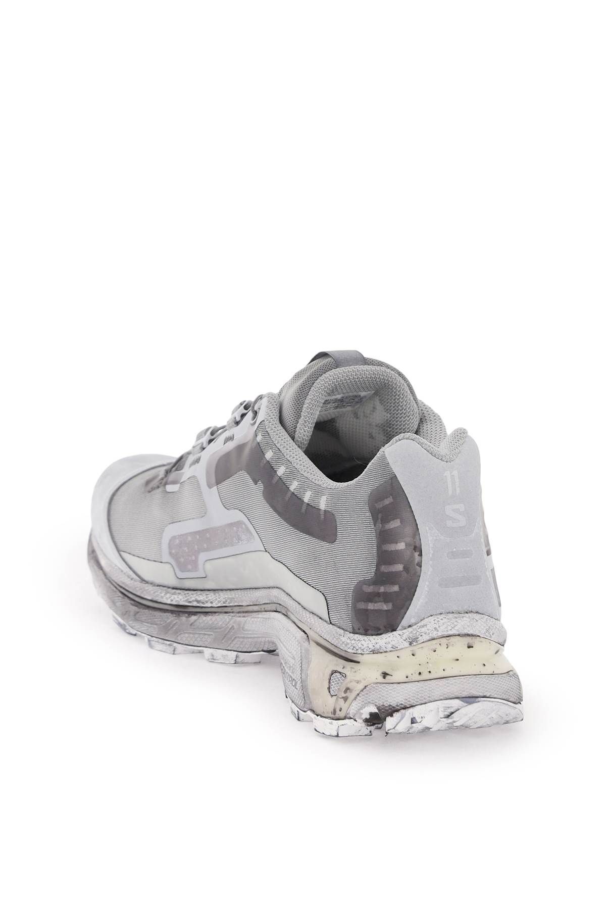 Shop Boris Bidjan Saberi Salomon Bamba 5 Sneakers In Light Grey (grey)